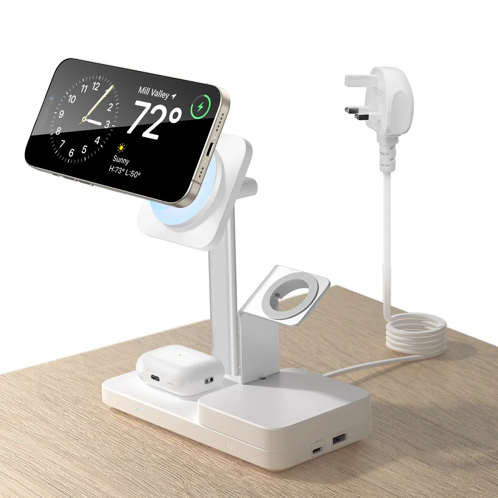 65W 5-in-1 Charging Station (HaloLock) - UK Plug - Image 2