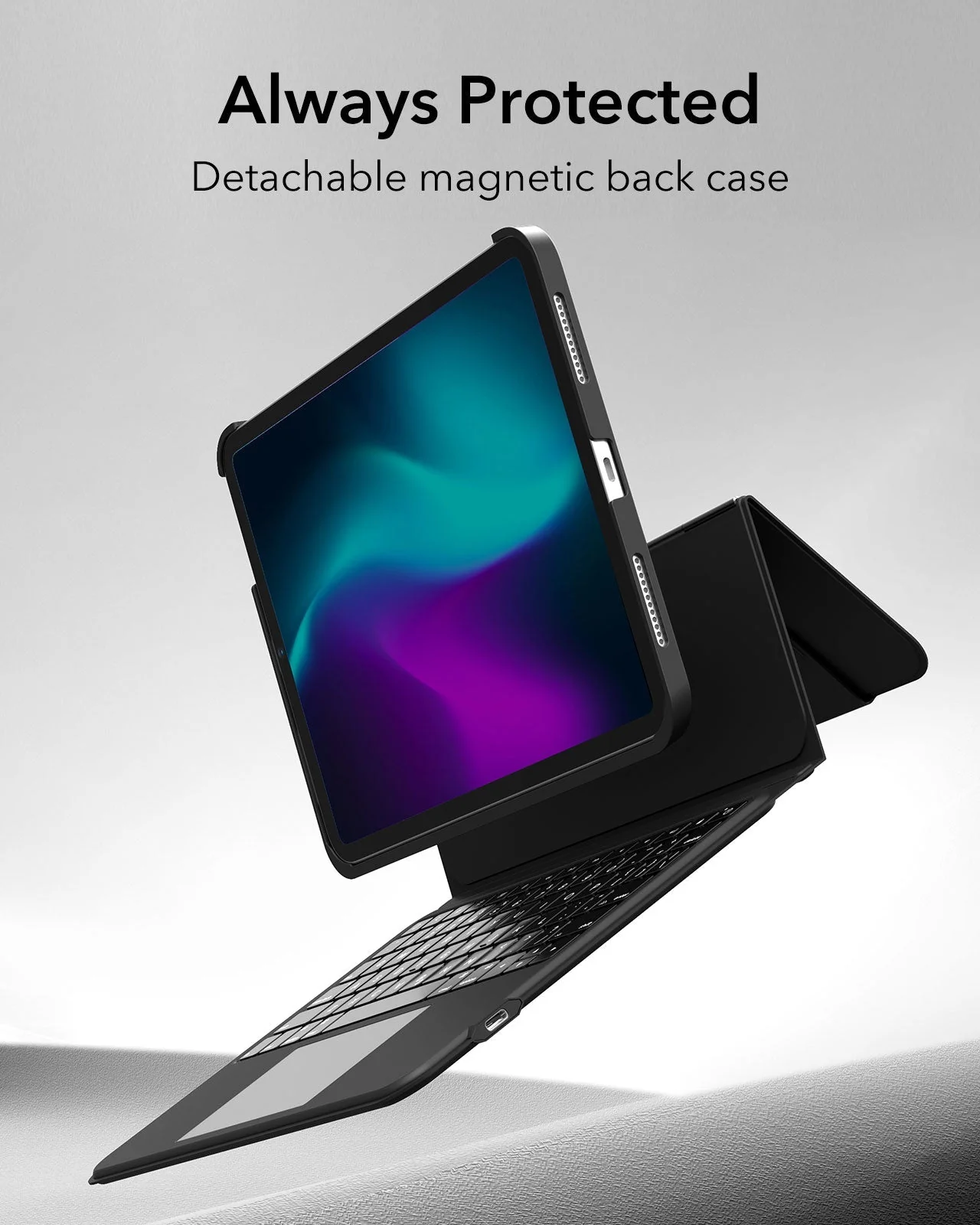 iPad Air 11” (2025/2024) Ascend Keyboard Case - US Layout-Black - Image 7