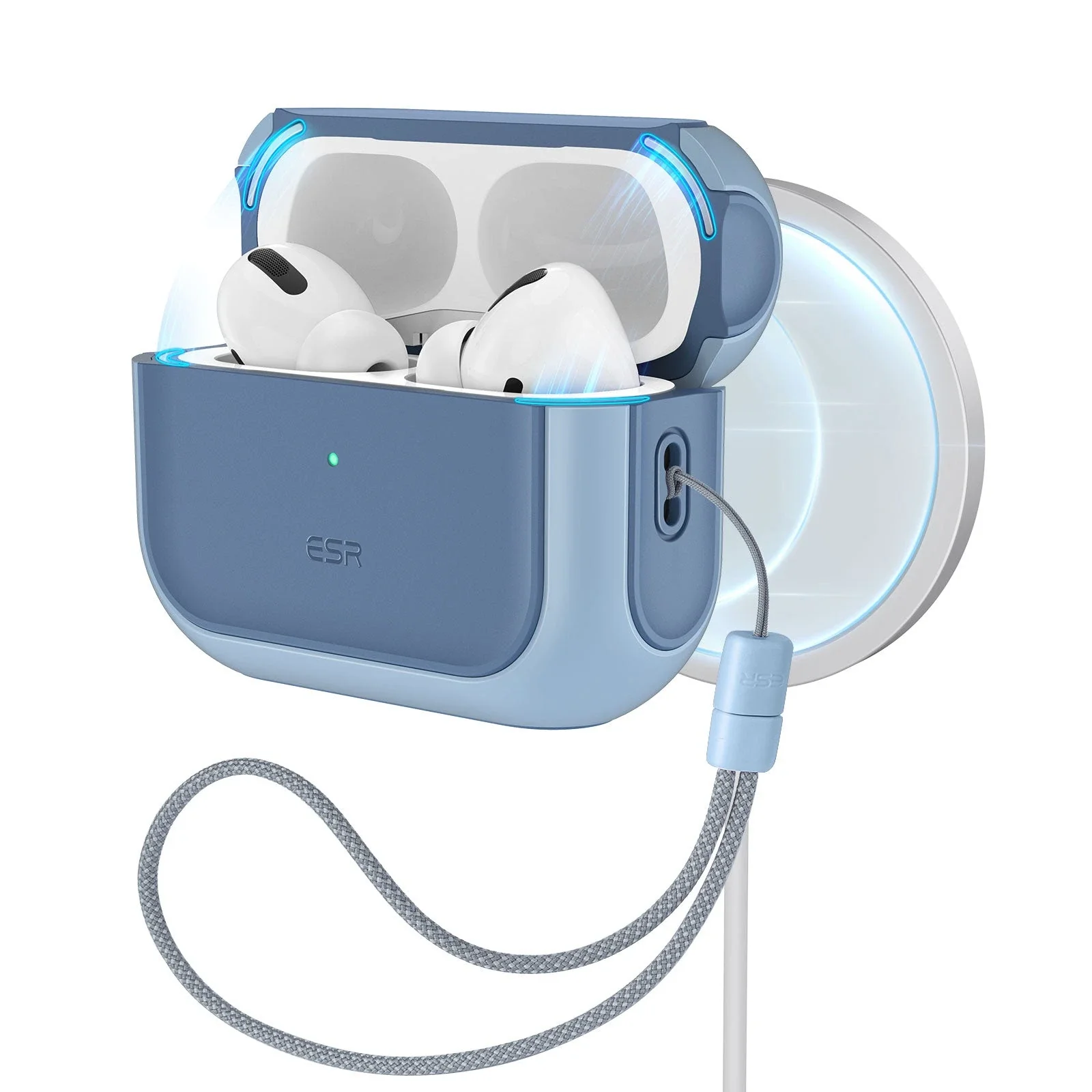 AirPods Pro (2023/2022/2019) Orbit Hybrid Case (HaloLock) - Blue