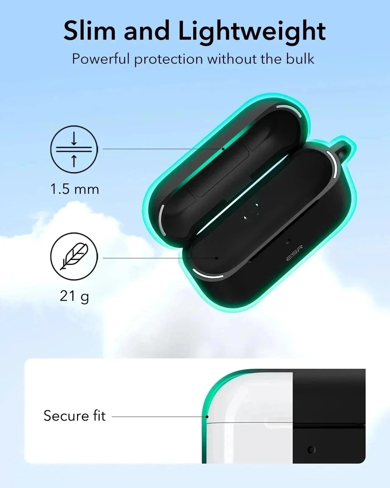 AirPods Pro (2023/2022/2019) Cloud Soft Case (HaloLock) - Red - Image 6