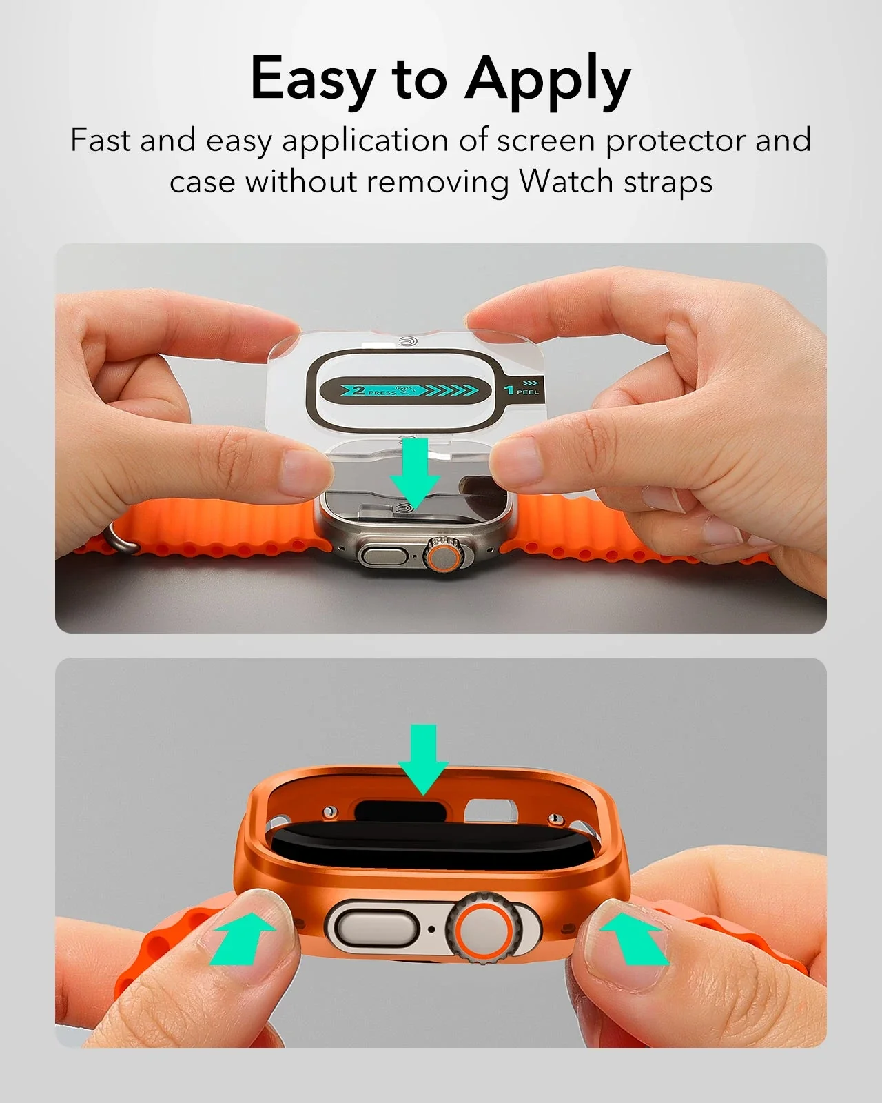 Apple Watch Ultra Armorite Protection Set - Titanium - Image 6