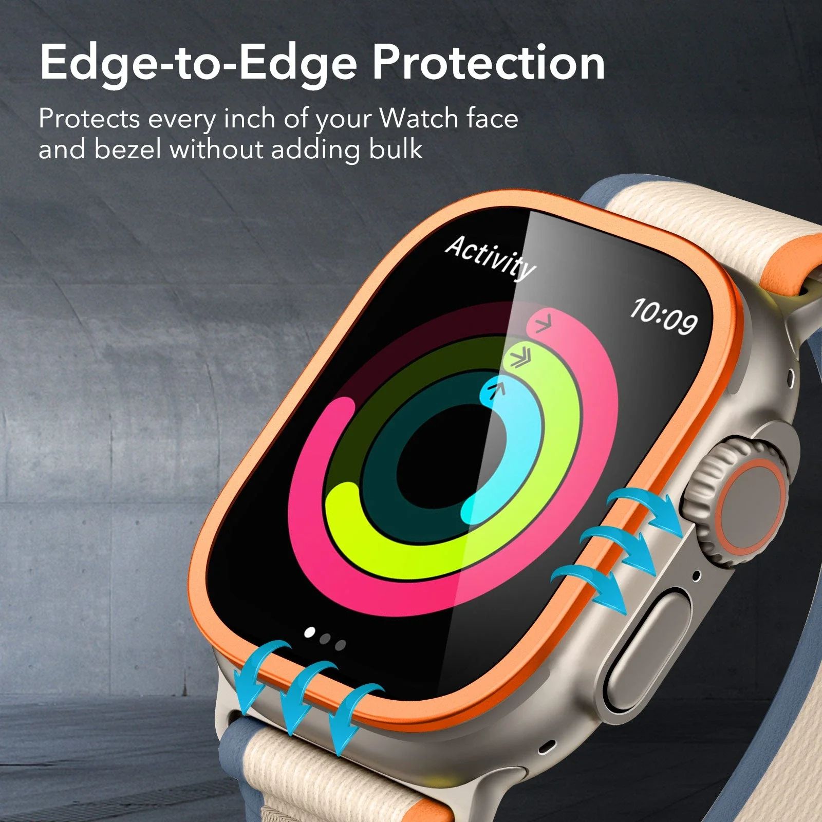 Apple Watch Ultra Armorite Screen Protector - Titanium / Black - Image 7