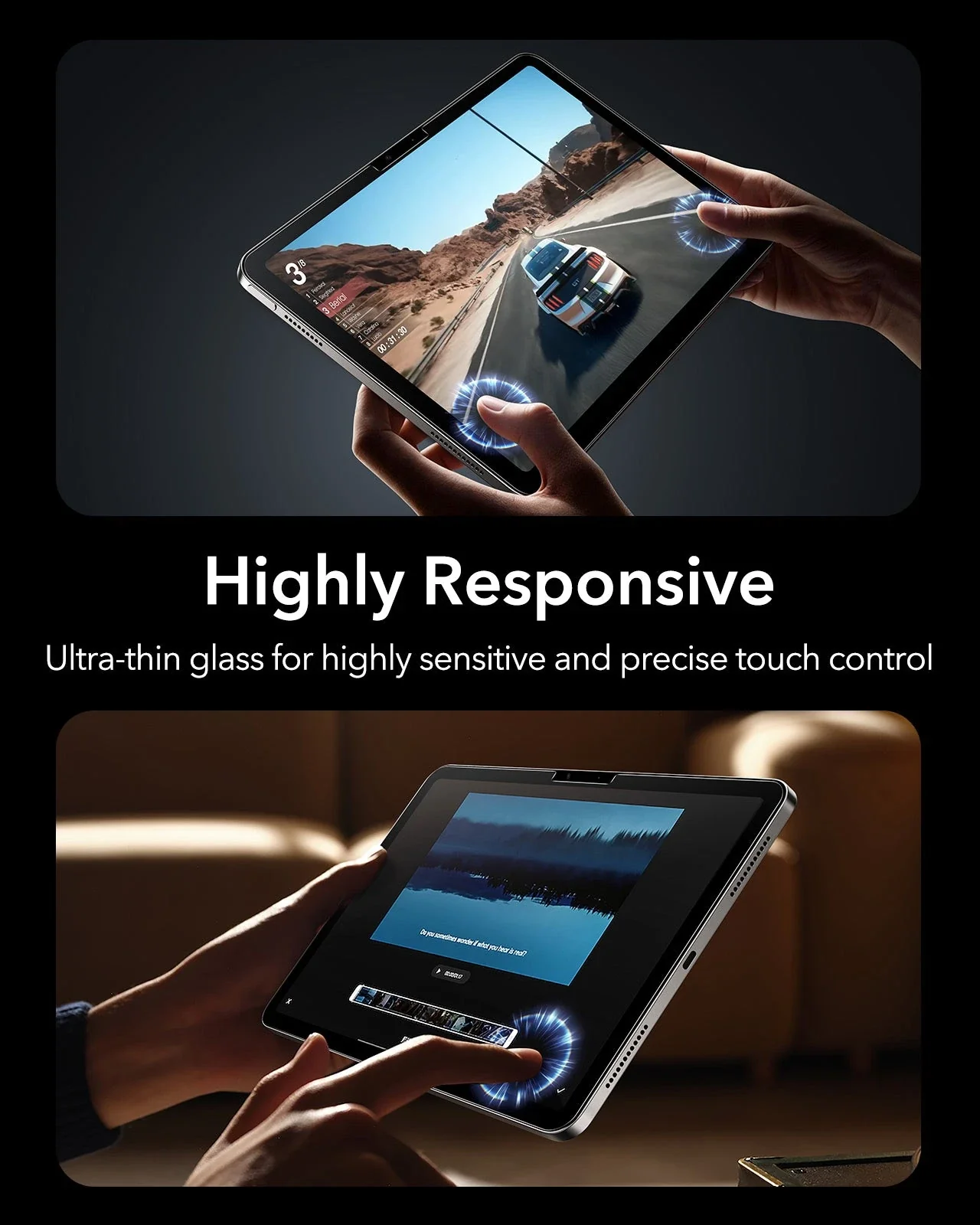 iPad 11" (A18) 2026 UltraFit Armorite®  Screen Protector - 2 Pack - Image 8