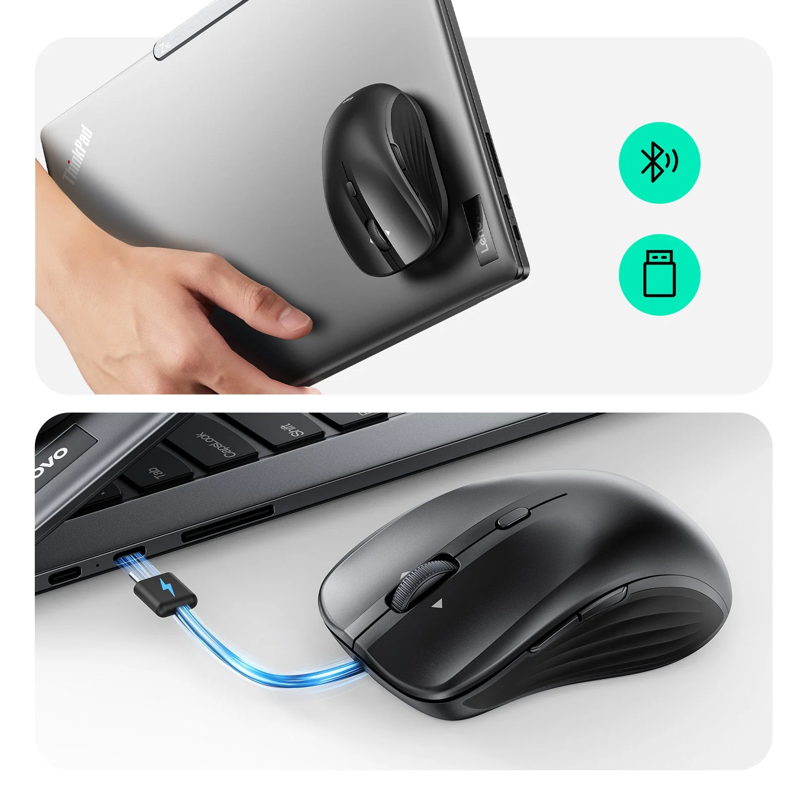 ESR MagMouse™ Wireless Mouse - Black - Image 3