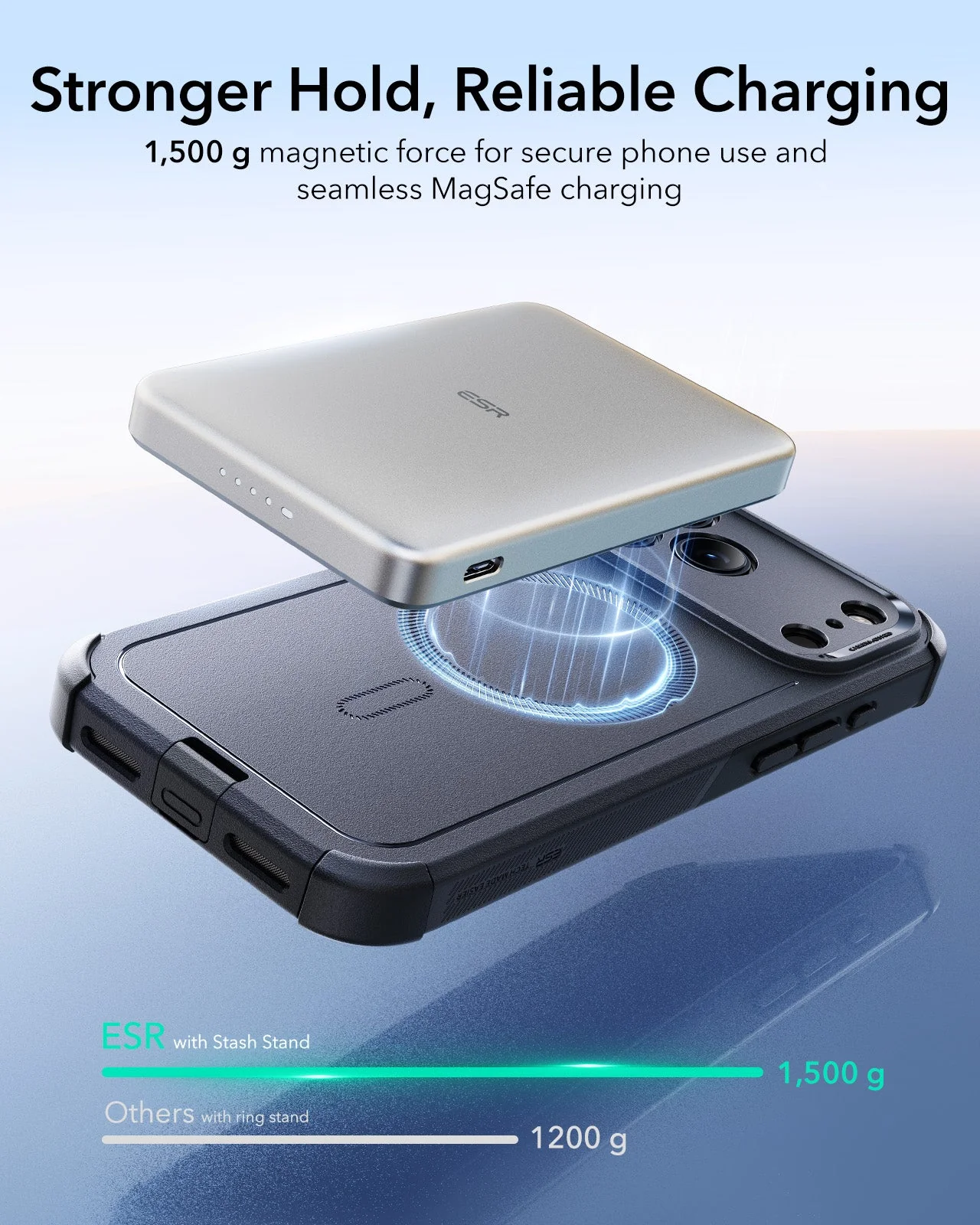 iPhone 17 Pro Cyber Tough Magnetic Case (Camera Control) - Black - Image 5