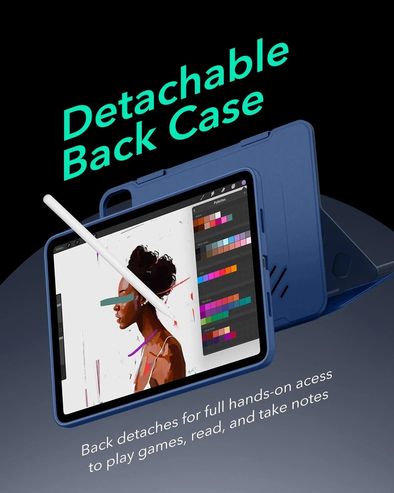 iPad Pro 13ʺ (2025) Shift Transformation with Digital Pencil Bundle - Blue - Image 7
