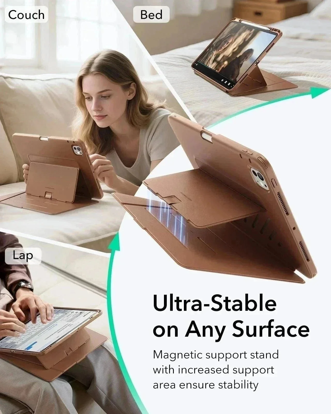 iPad Pro 11ʺ (2025) Flip Transformation Bundle - Brown - Image 7