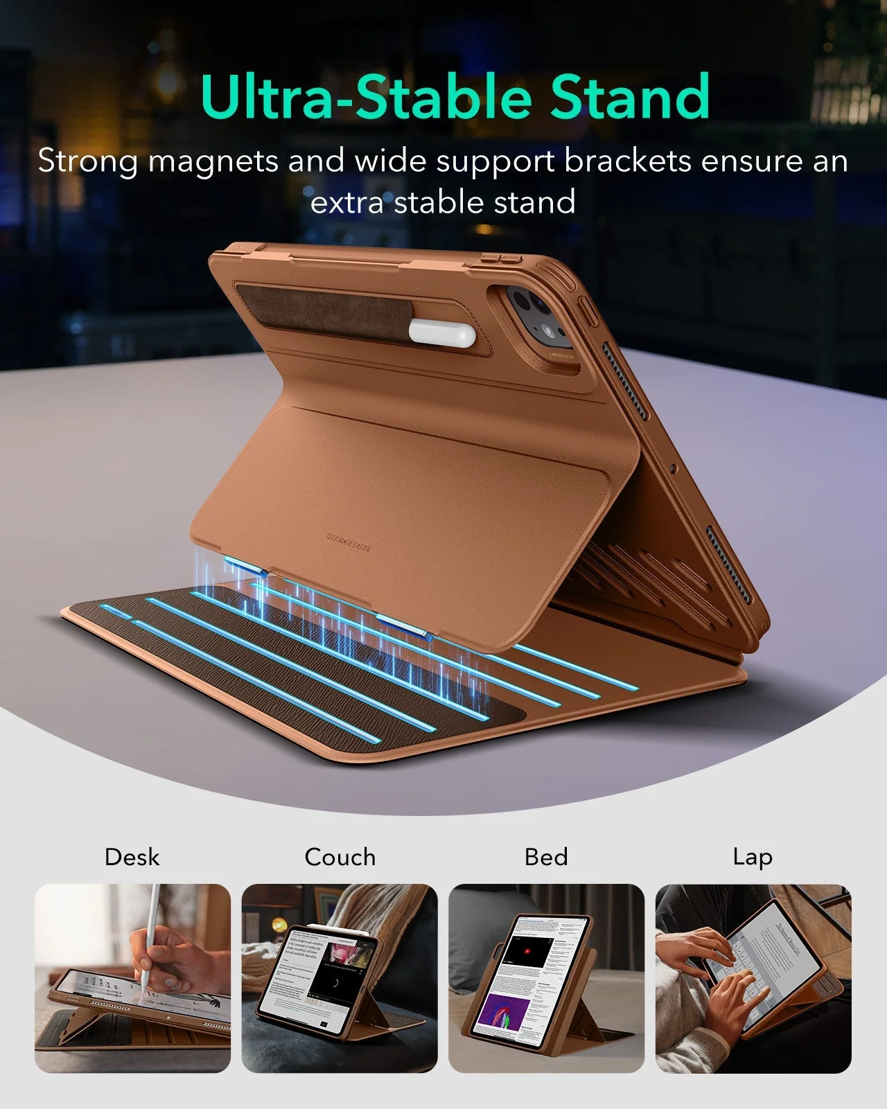 iPad Pro 13ʺ (2025) Shift Magnetic Case - Brown - Image 3