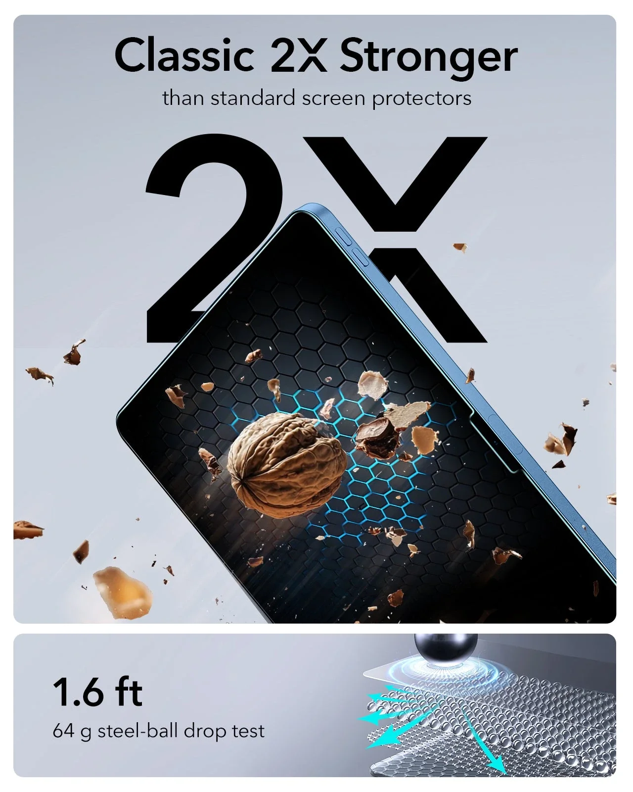 iPad 11" (A18) 2026 UltraFit Classic Screen Protector - 2 Pack - Image 5