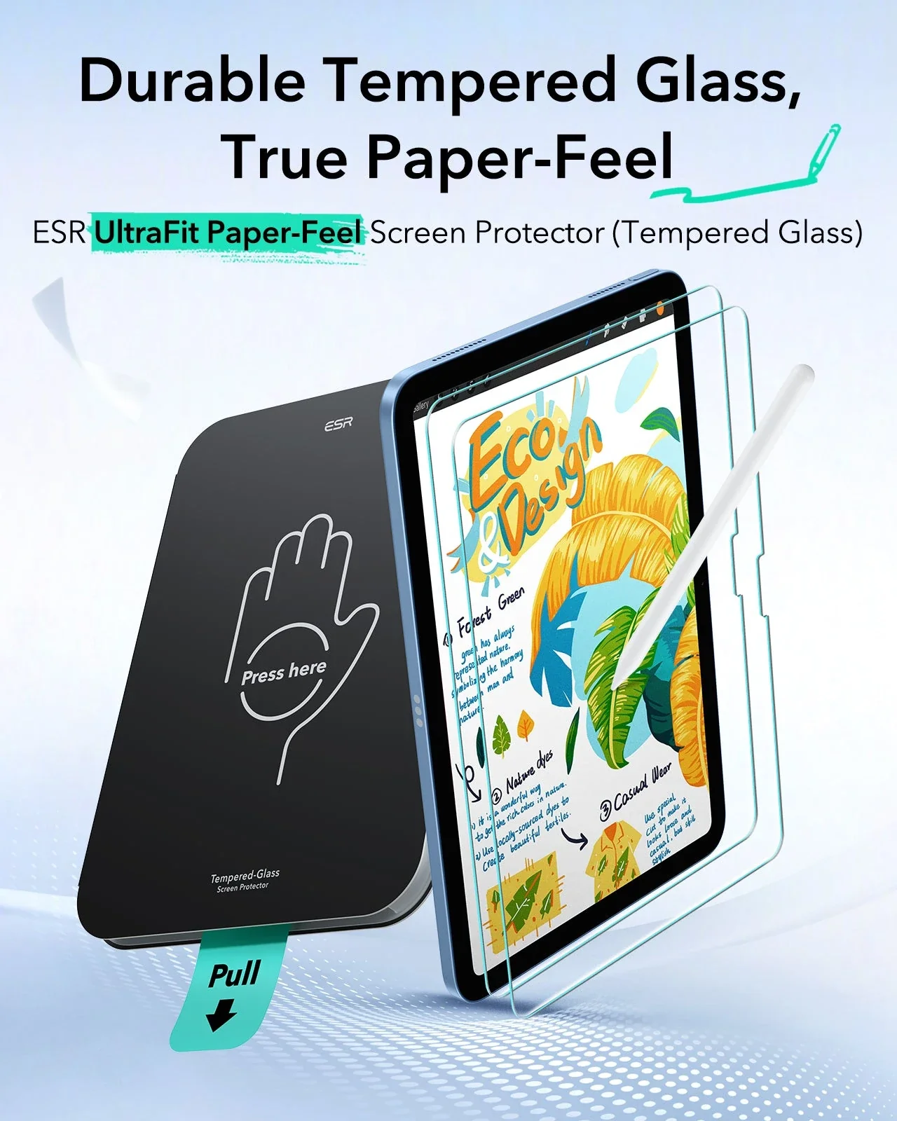 iPad 11" (A18) 2026 UltraFit Classic Paper-Feel Screen Protector – 2 Pack - Image 3