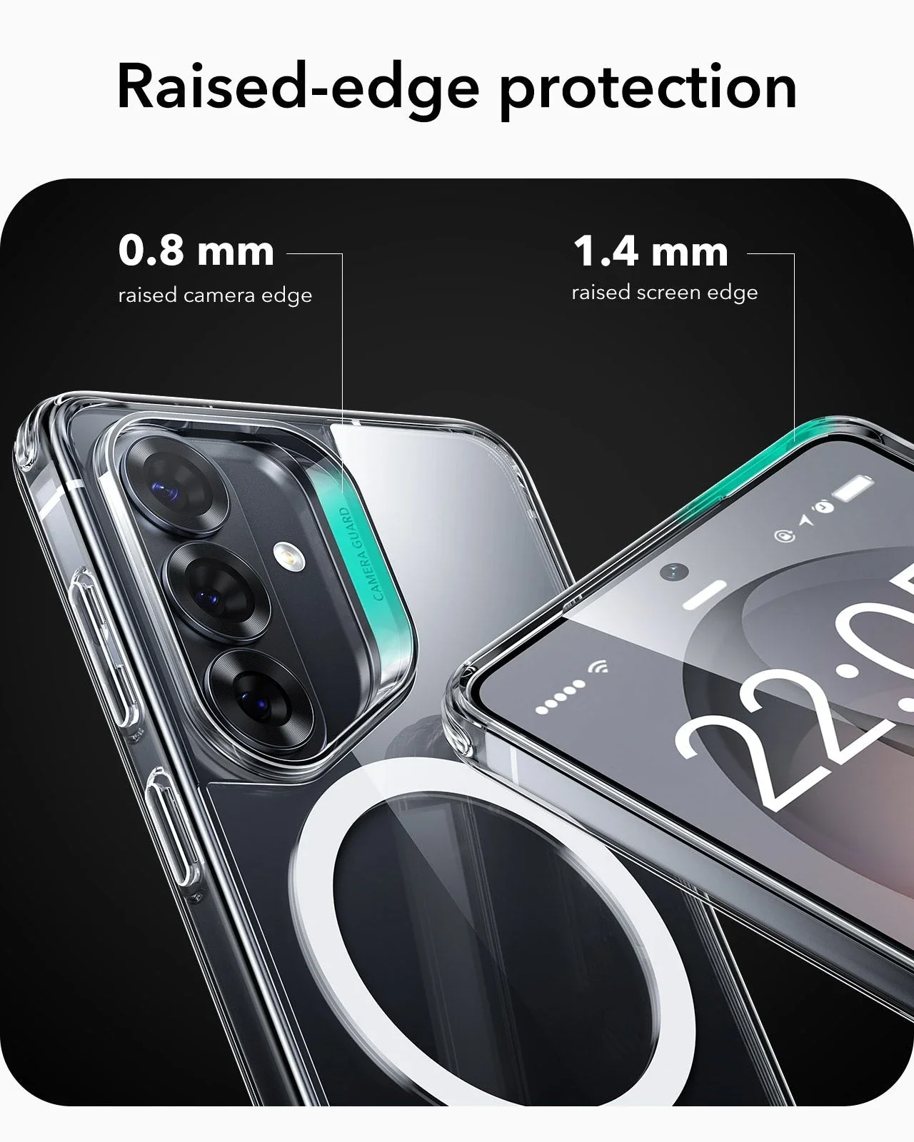 Galaxy S26 Classic Hybrid Magnetic Case - Clear - Image 4