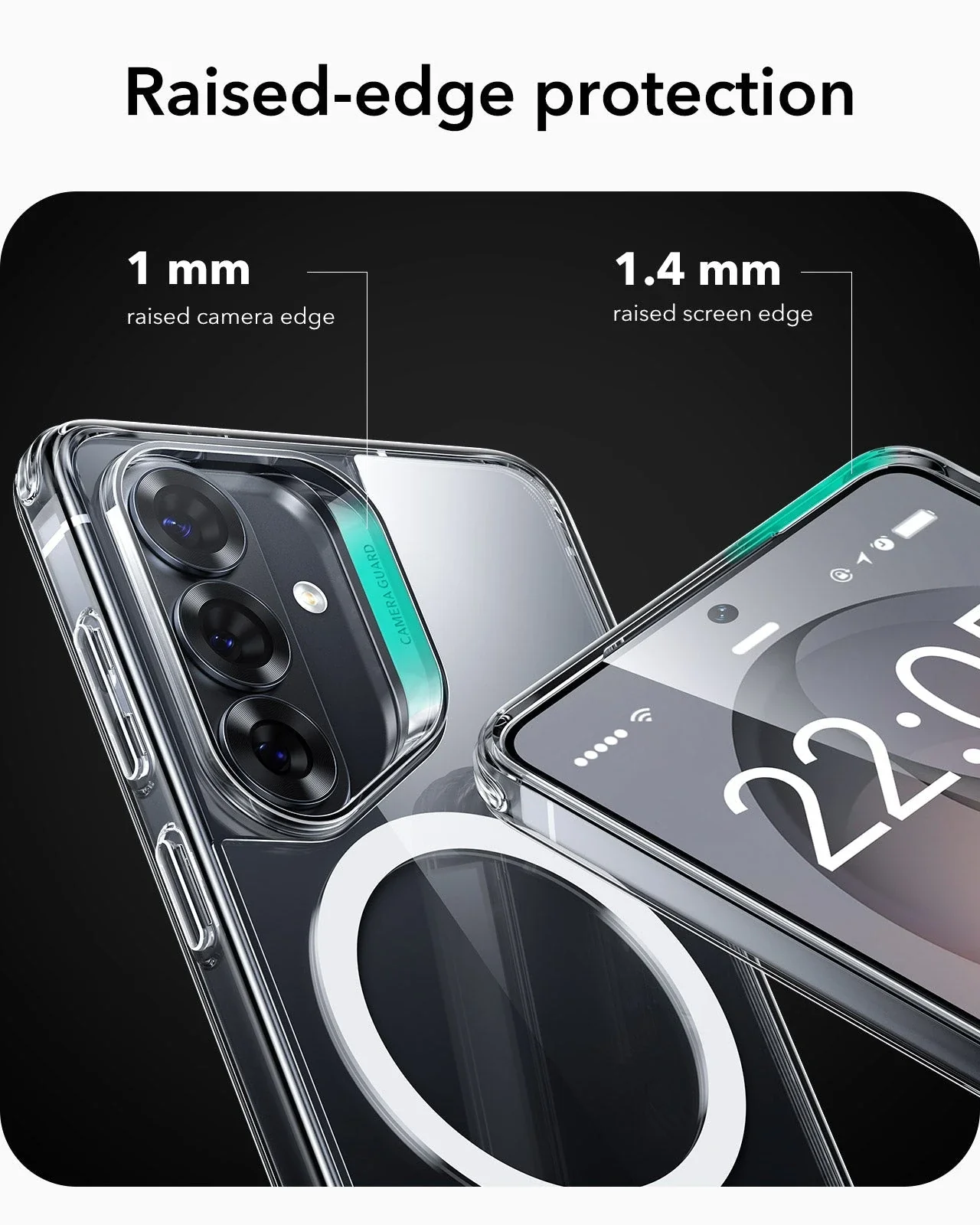 Galaxy S26 Plus Classic Hybrid Magnetic Case - Clear - Image 4
