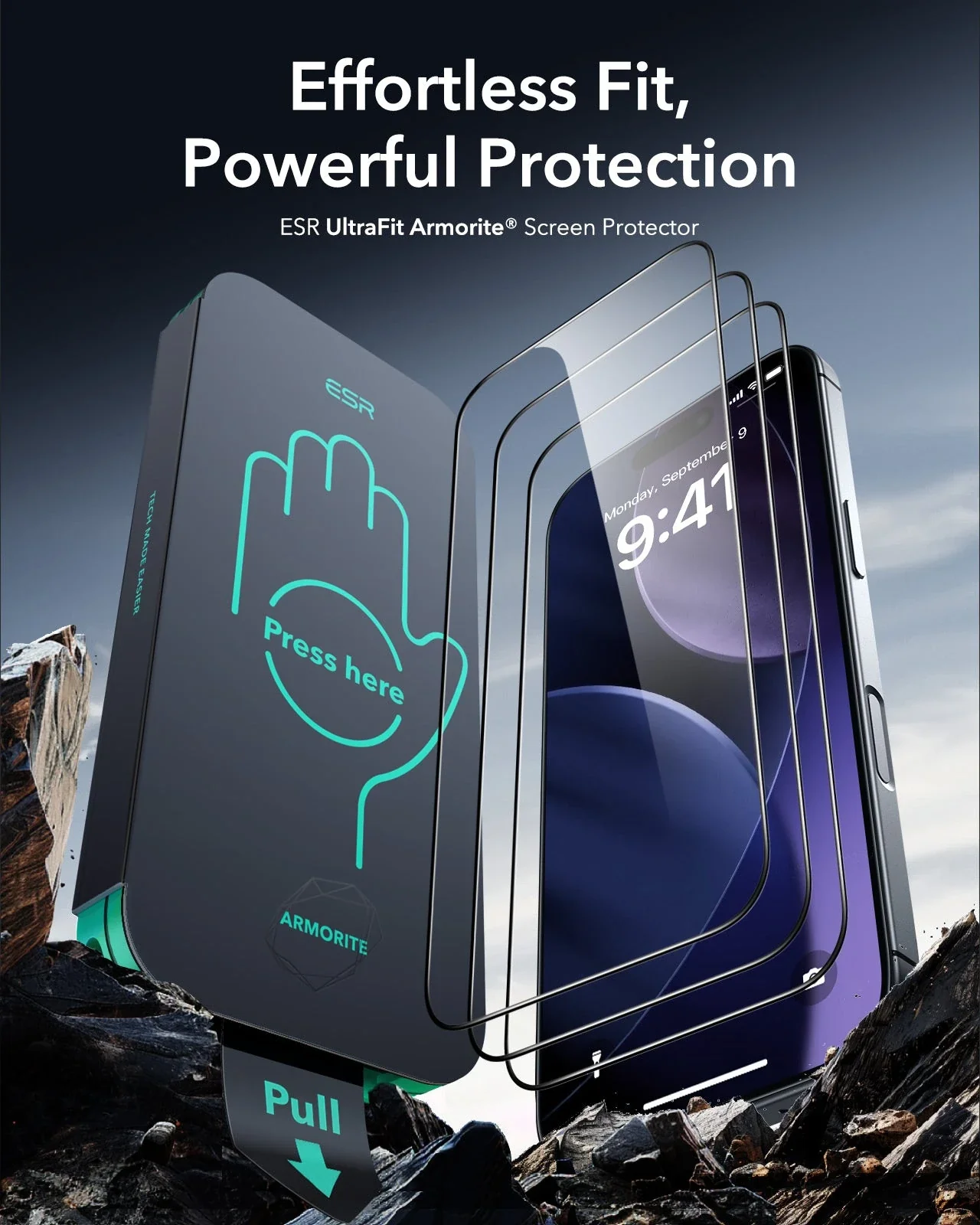 iPhone 17 Pro UltraFit Armorite®️ Screen Protector - 3 Pack - Image 2