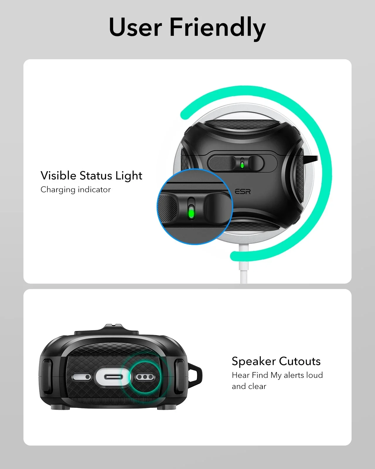 Cyber FlickLock Everyday-Carry Bundle for AirPods 4 - Dark Blue - Image 10