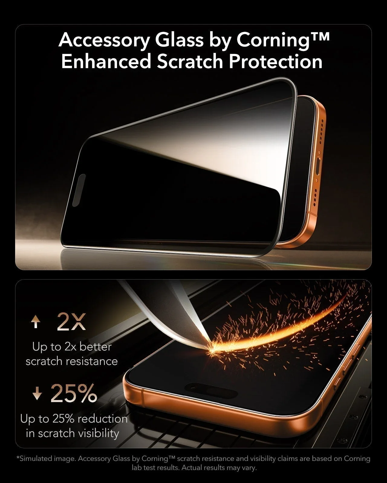 iPhone 17 Pro Max Bundle Classic Hybrid Magnetic Case (Stash Stand) and Armorite Pro Privacy Screen Protector - Clear - Image 4