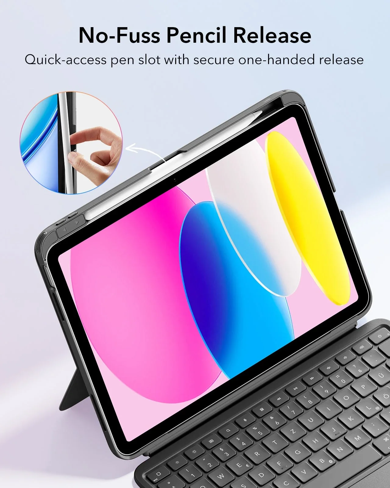 iPad 2026 Entry-level Flex Tastaturhülle (abnehmbar) - DE Layout-Dark Gray - Image 9