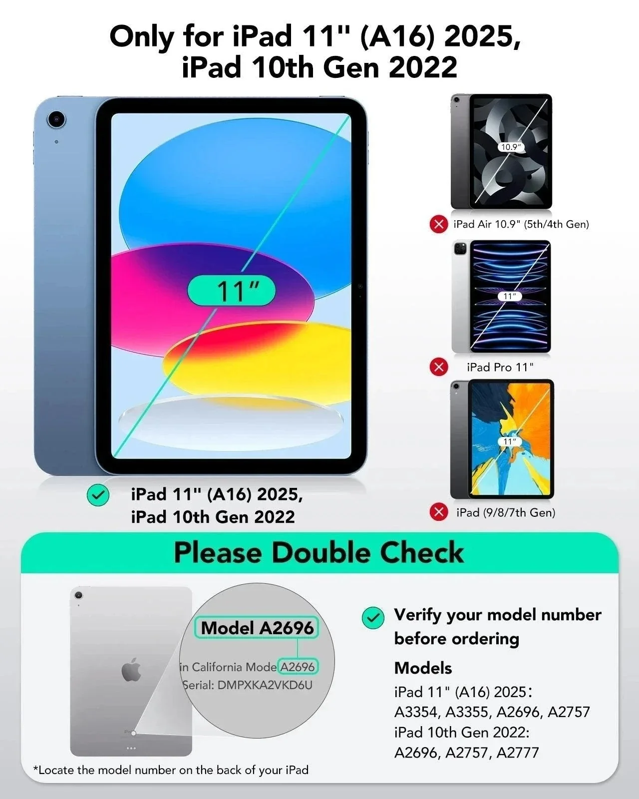 iPad 11" (A16) 2025 Flex-Tastaturhülle (abnehmbar) Pencil Bundle - DE Layout-Dark Gray - Image 2