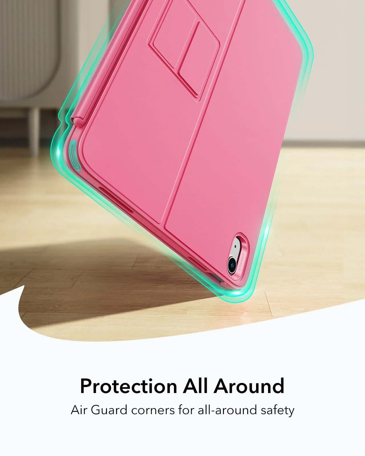 iPad 2026 Entry-level Flex Keyboard Case (Detachable) - US Layout-Pink - Image 7