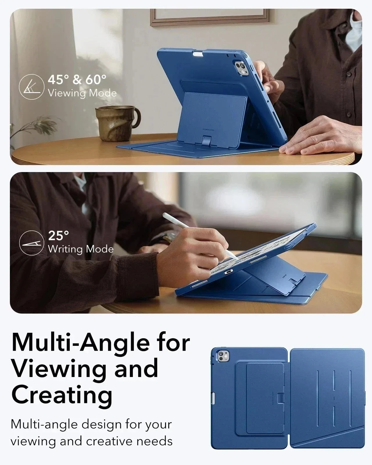 iPad Pro 13ʺ (2025) Flip Transformation Bundle - Navy Blue - Image 5
