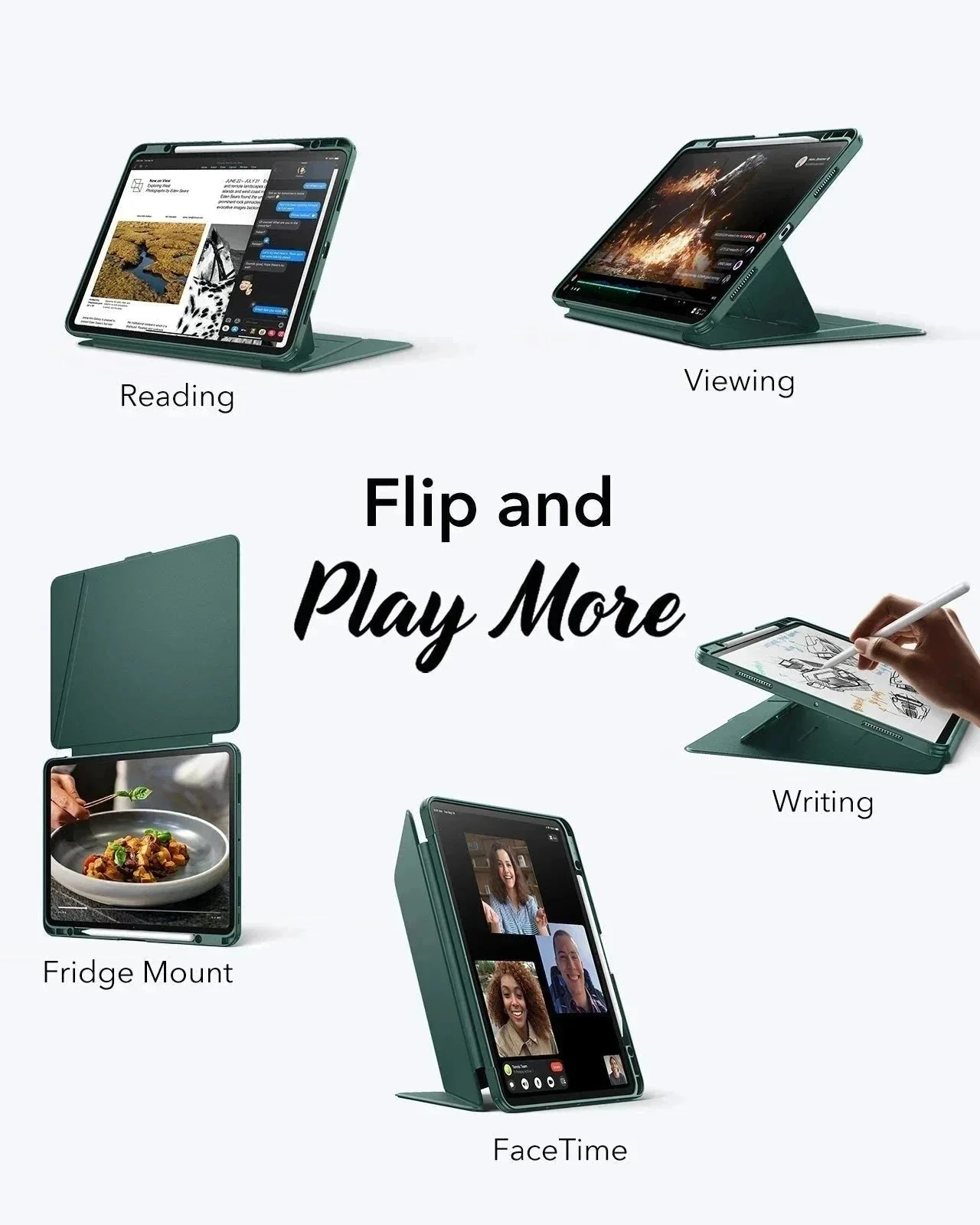 iPad Pro 11ʺ (2025) Flip Transformation Bundle - Green - Image 2