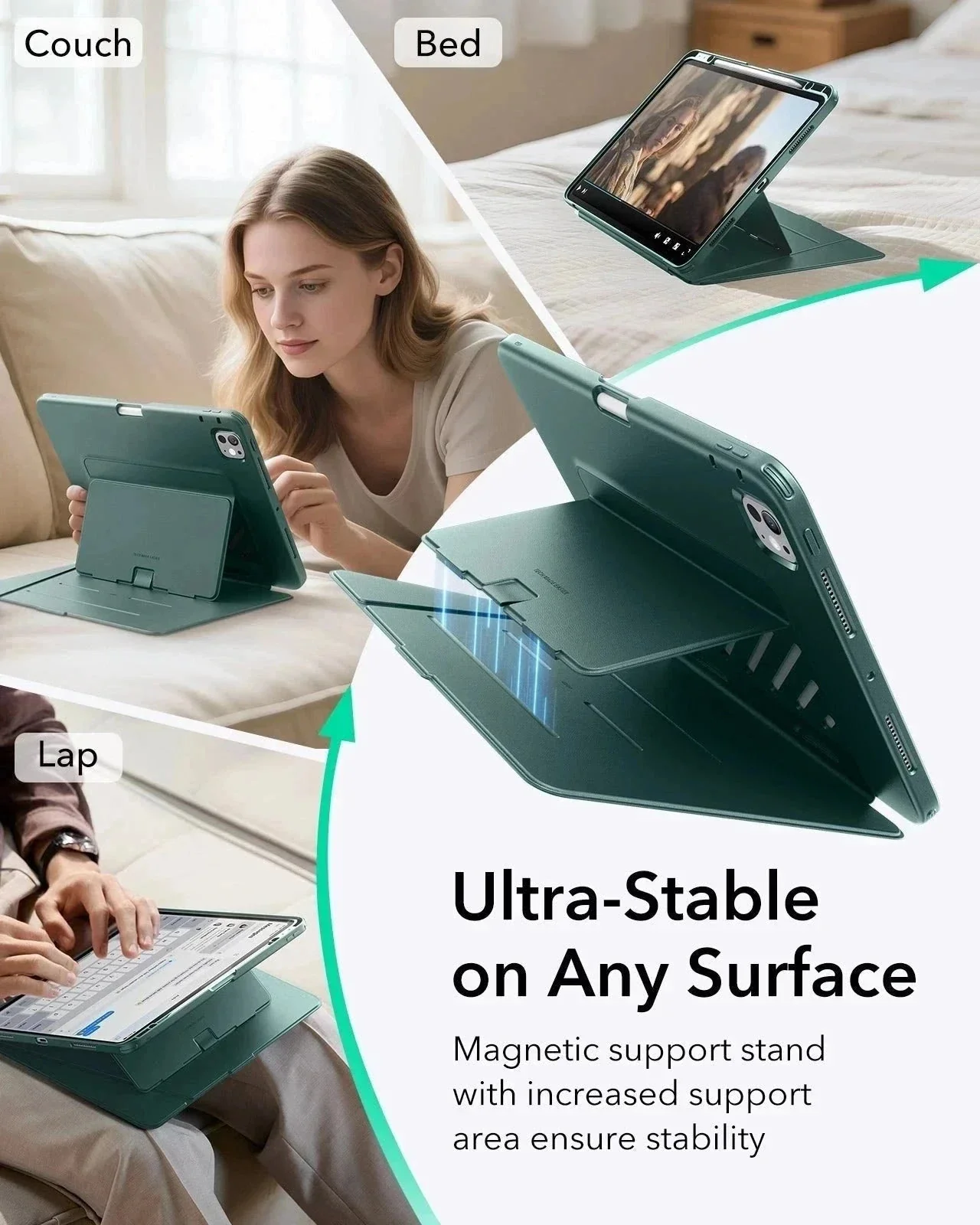 iPad Pro 11ʺ (2025) Flip Transformation Bundle - Green - Image 3