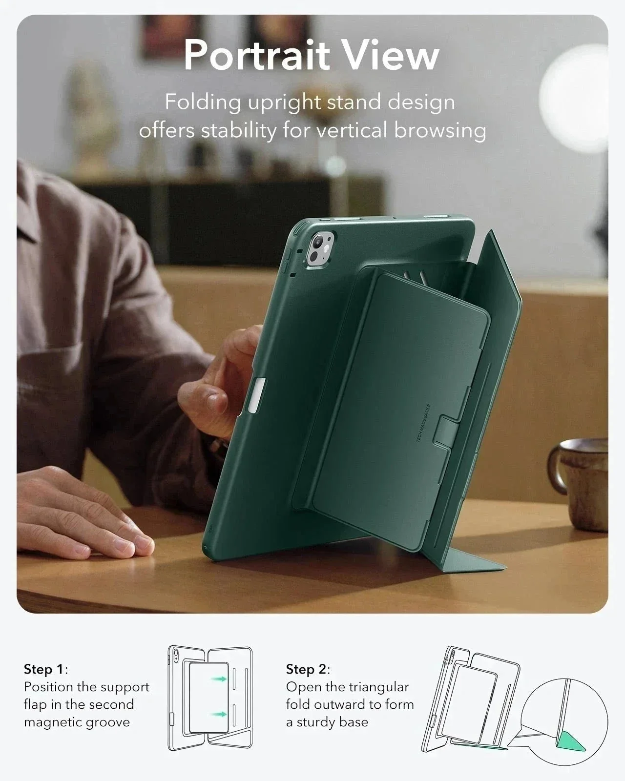 iPad Pro 11ʺ (2025) Flip Transformation Bundle - Green - Image 4
