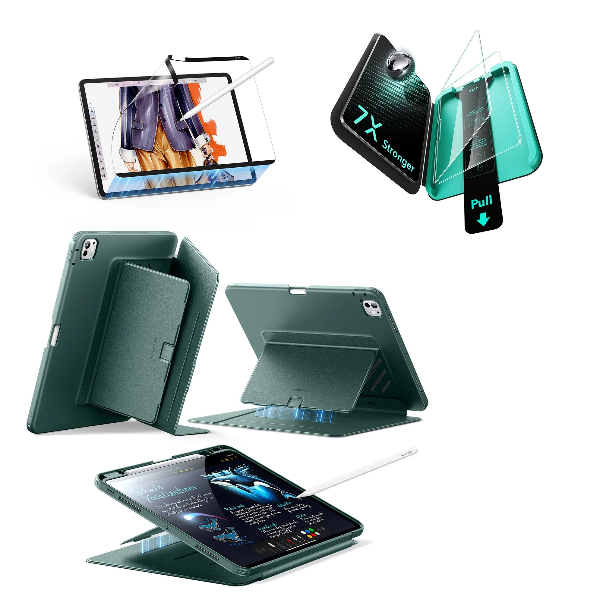 iPad Pro 11ʺ (2025) Flip Transformation Bundle - Green