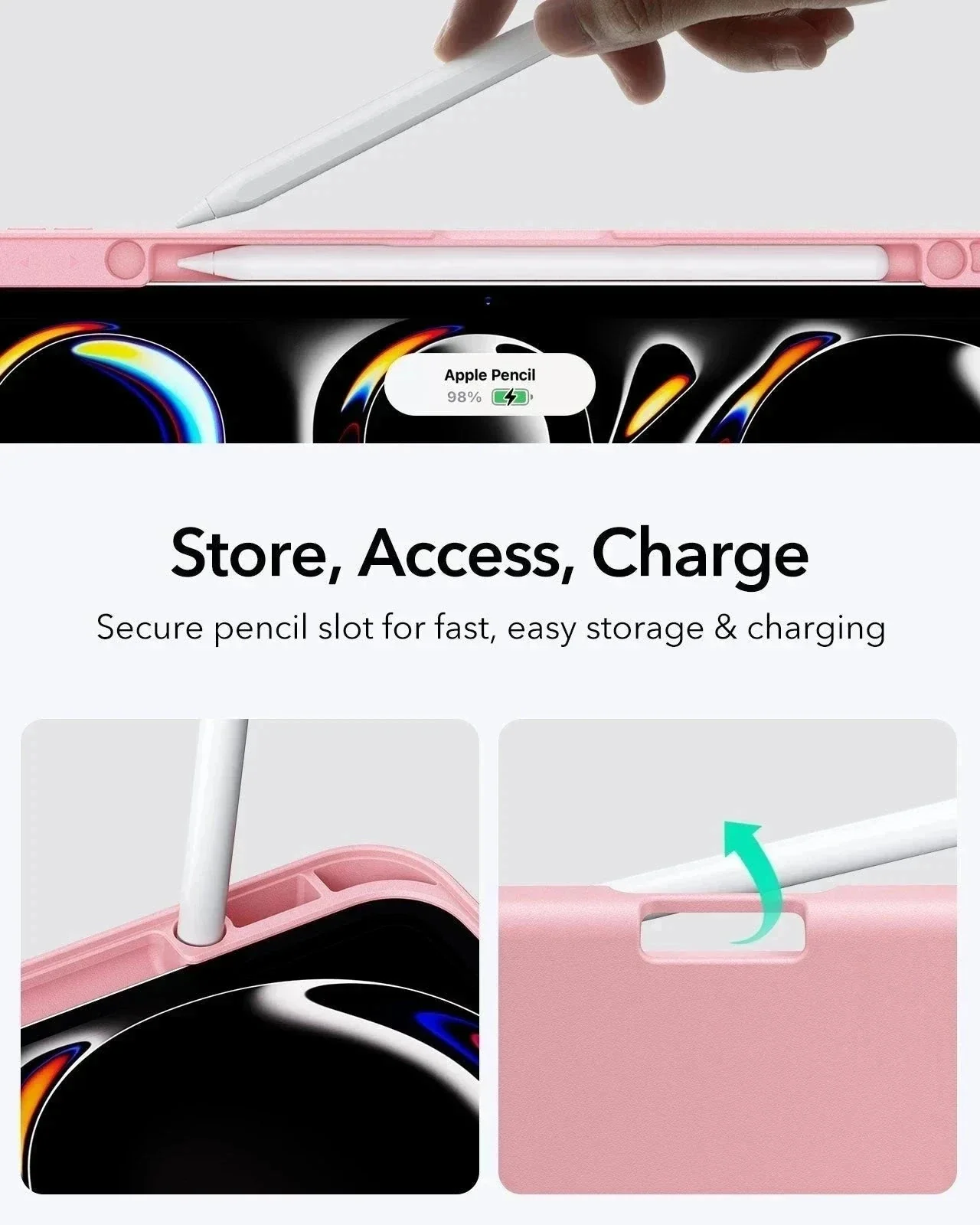 iPad Pro 13ʺ (2025) Flip Transformation Bundle - Pink - Image 6
