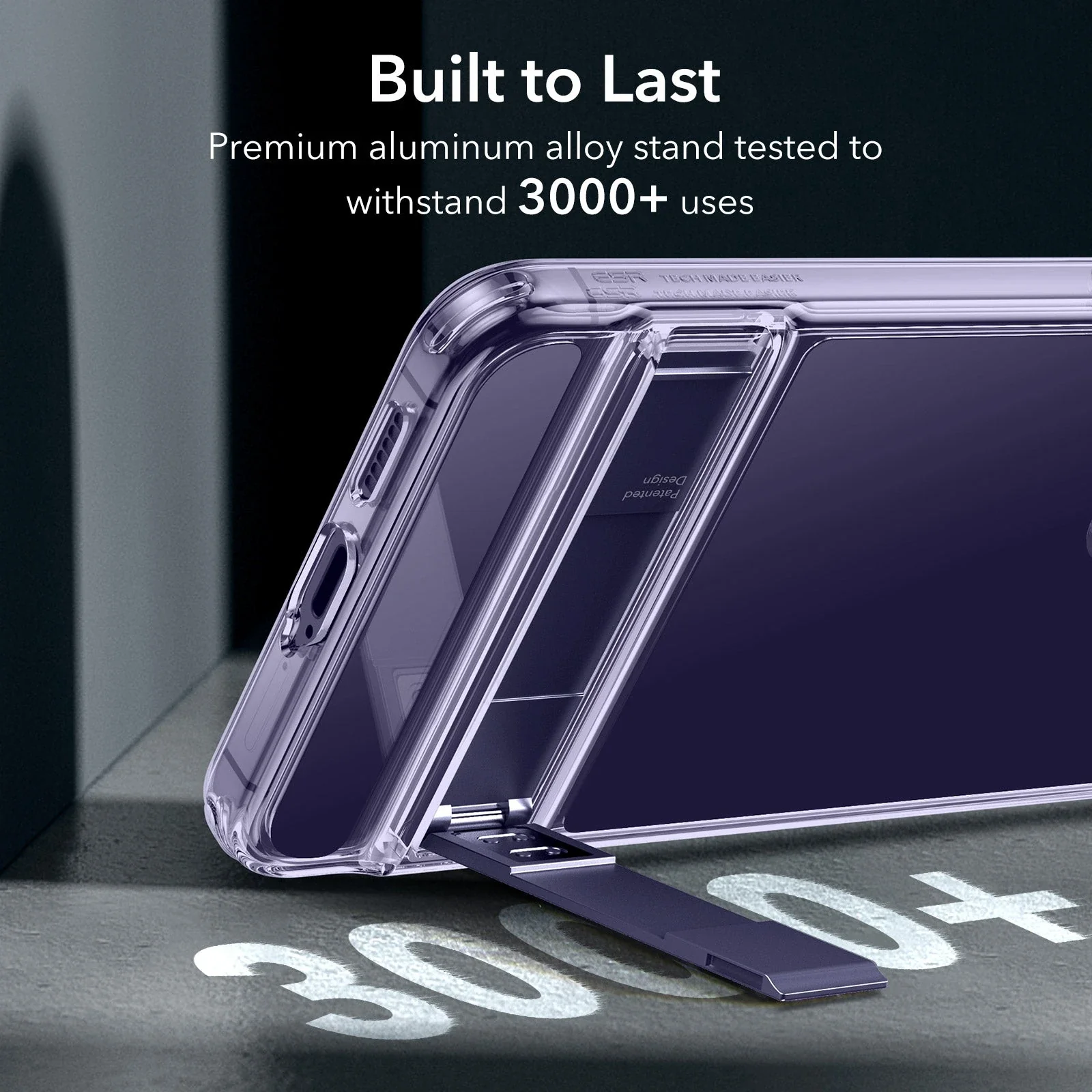 Galaxy S24 Boost Kickstand Case - Clear Purple - Image 3