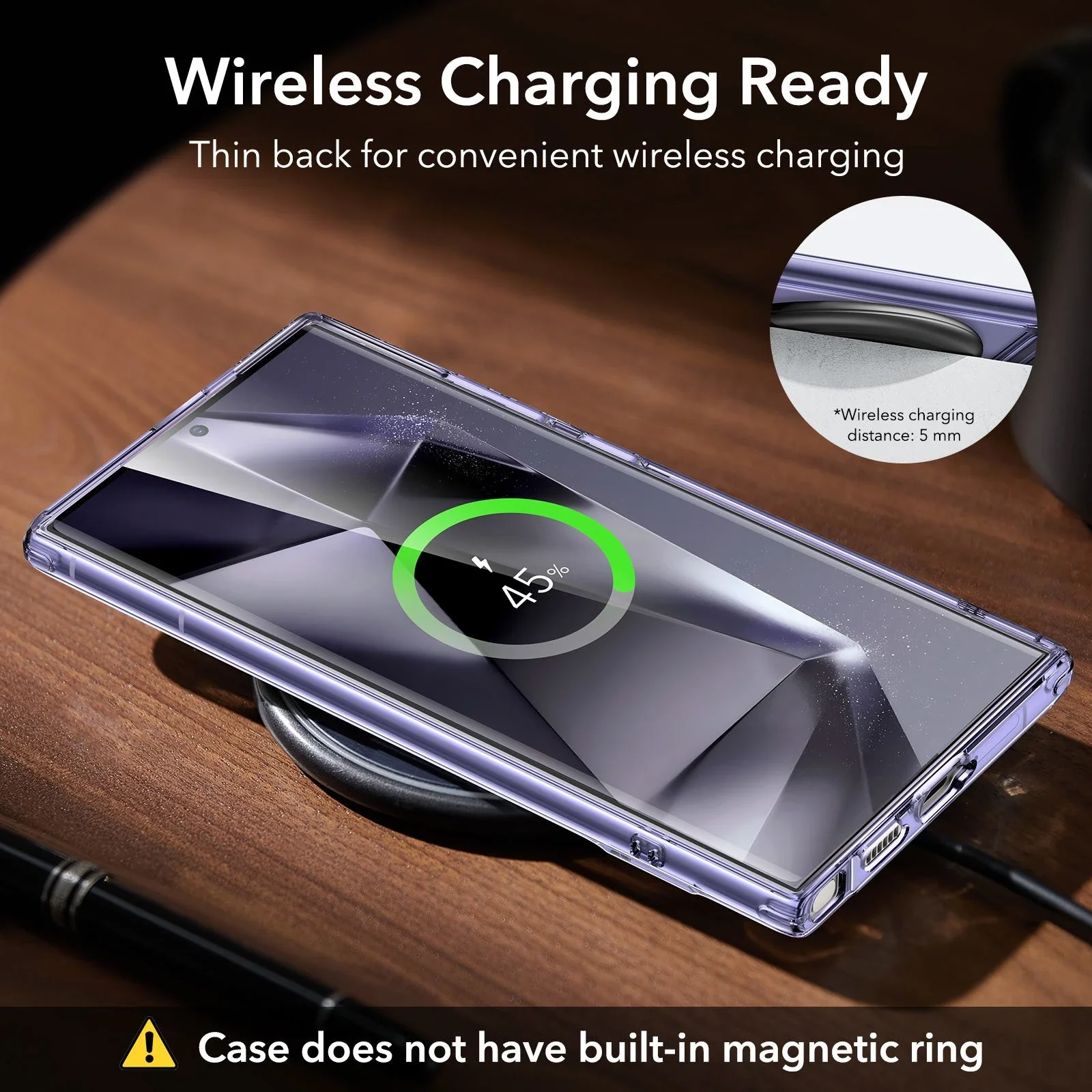 Galaxy S24 Ultra Boost Kickstand Case - Clear Purple - Image 7