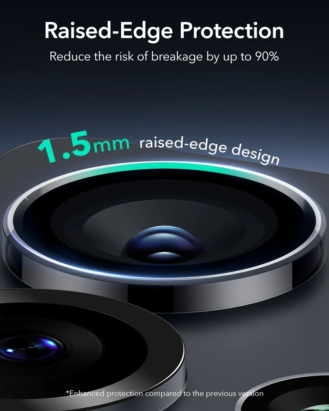 Galaxy S25 Ultra Armorite Camera Lens Protectors - Clear - Image 3