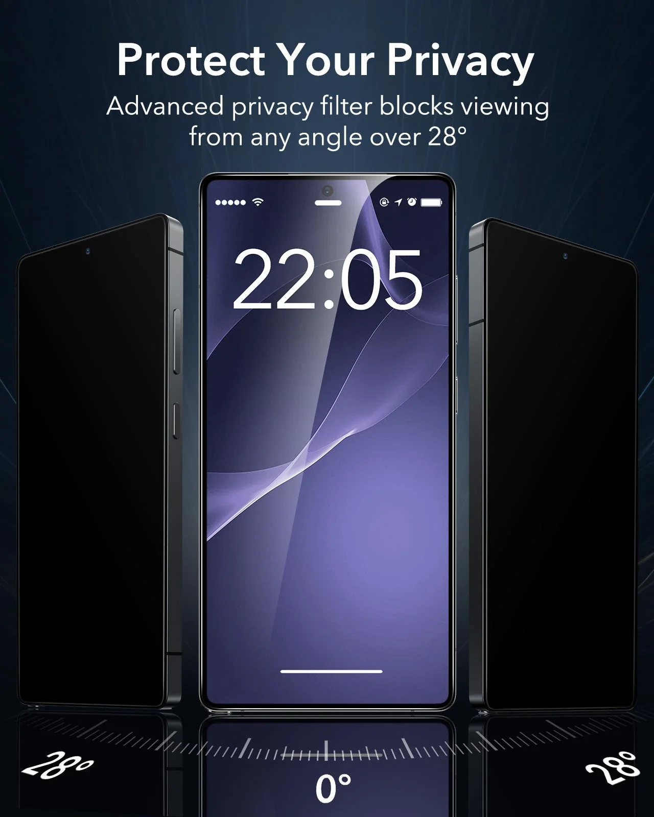 Galaxy S25 Ultra Armorite Privacy Screen Protector (UltraFit) - 3 Pack - Image 3