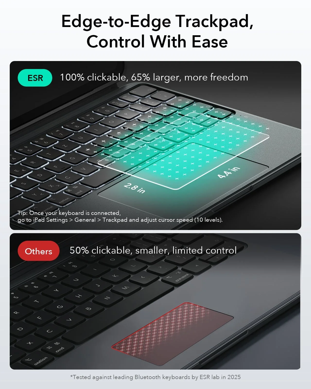 iPad 2026 Entry-level Shift Tastaturhülle (abnehmbar) - DE Layout - Dark Gray - Image 5