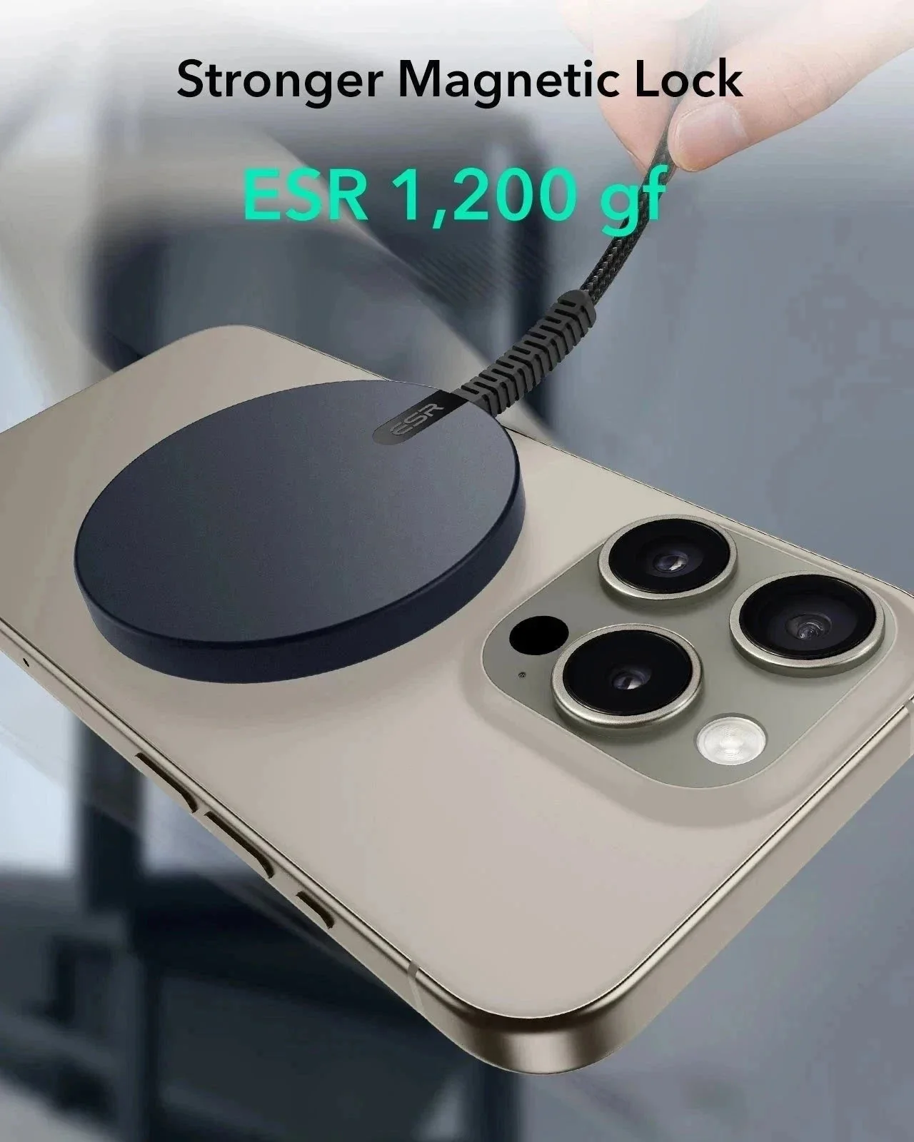 iPhone 17 Pro Bundle Classic Hybrid Magnetic Case (Camera Control, Stash Stand) and Magnetic Charging Pad (Qi2) - Clear - Image 5