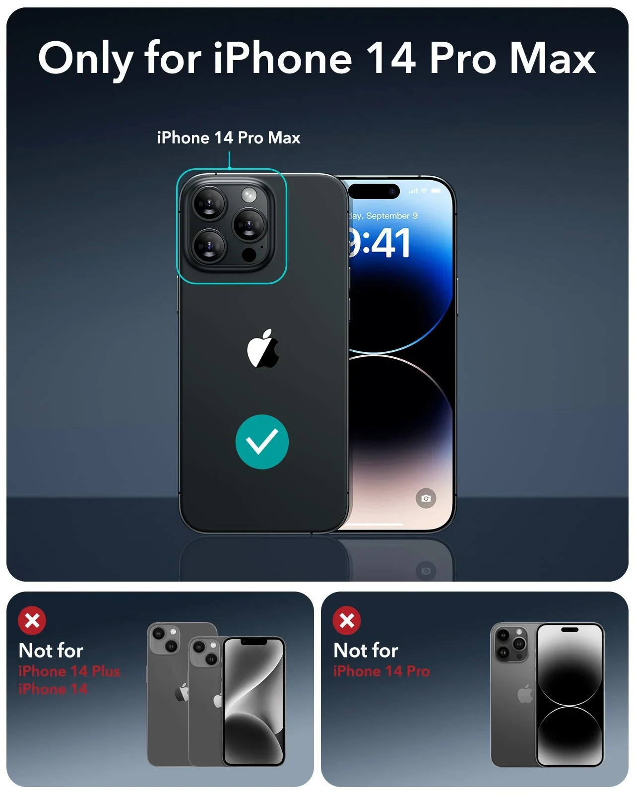 iPhone 14 Pro Max UltraFit Armorite Privacy Screen Protector - 3 Pack - Image 10