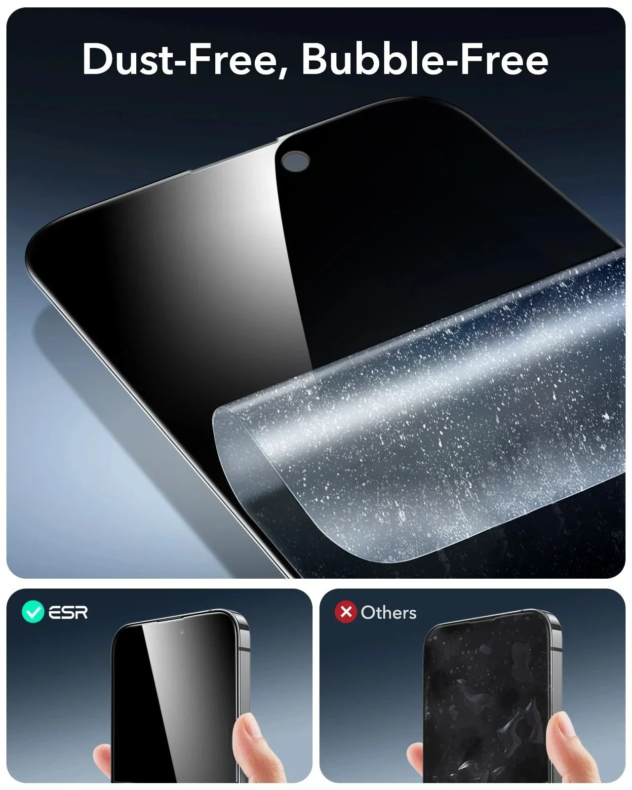 iPhone 14 Pro UltraFit Armorite Privacy Screen Protector - 3 Pack - Image 5