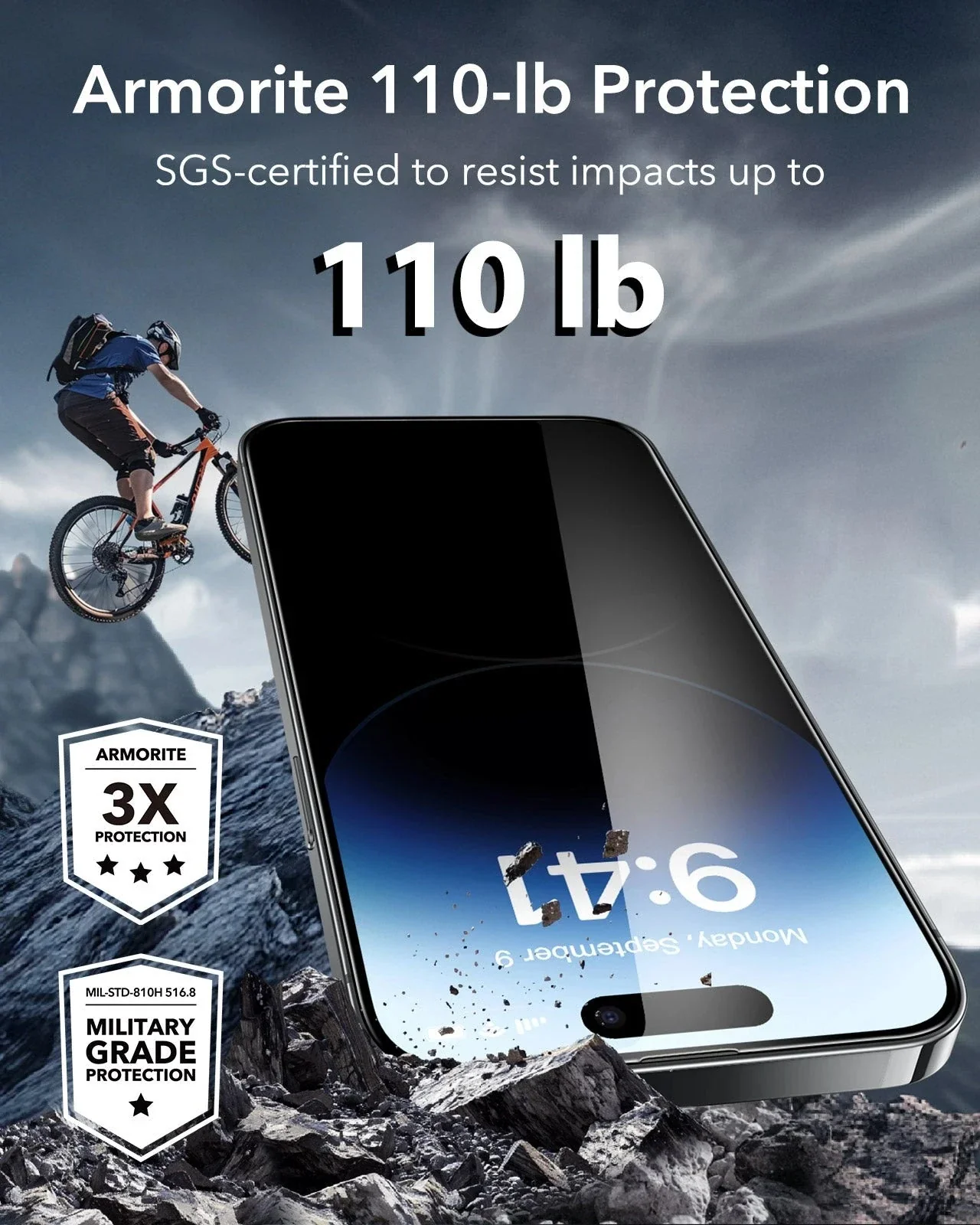 iPhone 14 Pro UltraFit Armorite Privacy Screen Protector - 3 Pack - Image 6