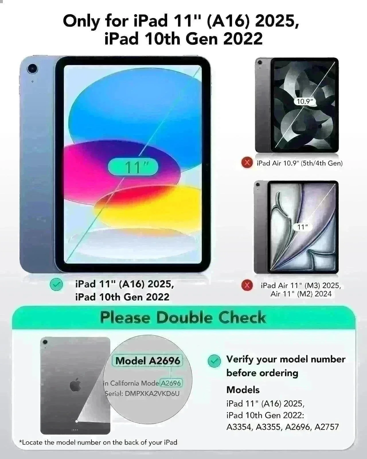 iPad 11" (A16, 2025) Shift Magnetic Case - Titanium - Image 2