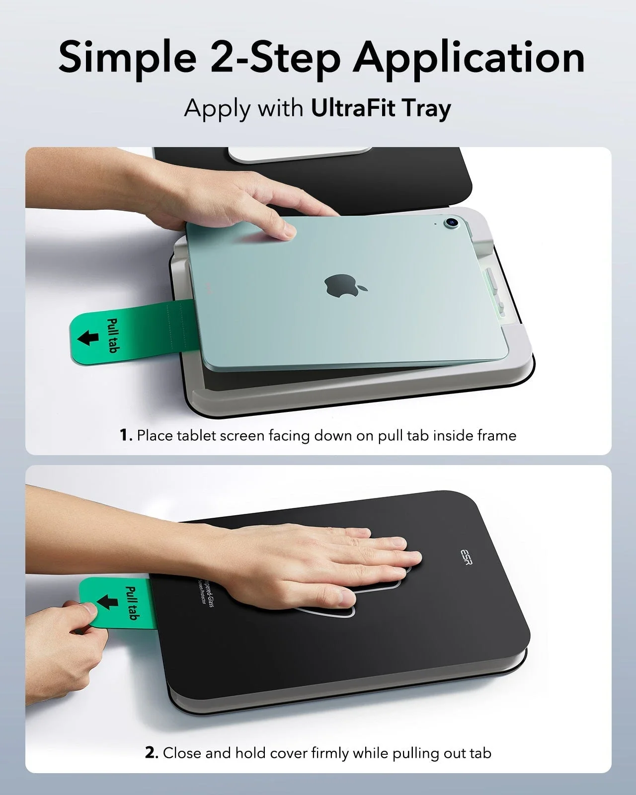 iPad Air 11" (2024) UltraFit Classic Screen Protector - 2 Pack - Image 4