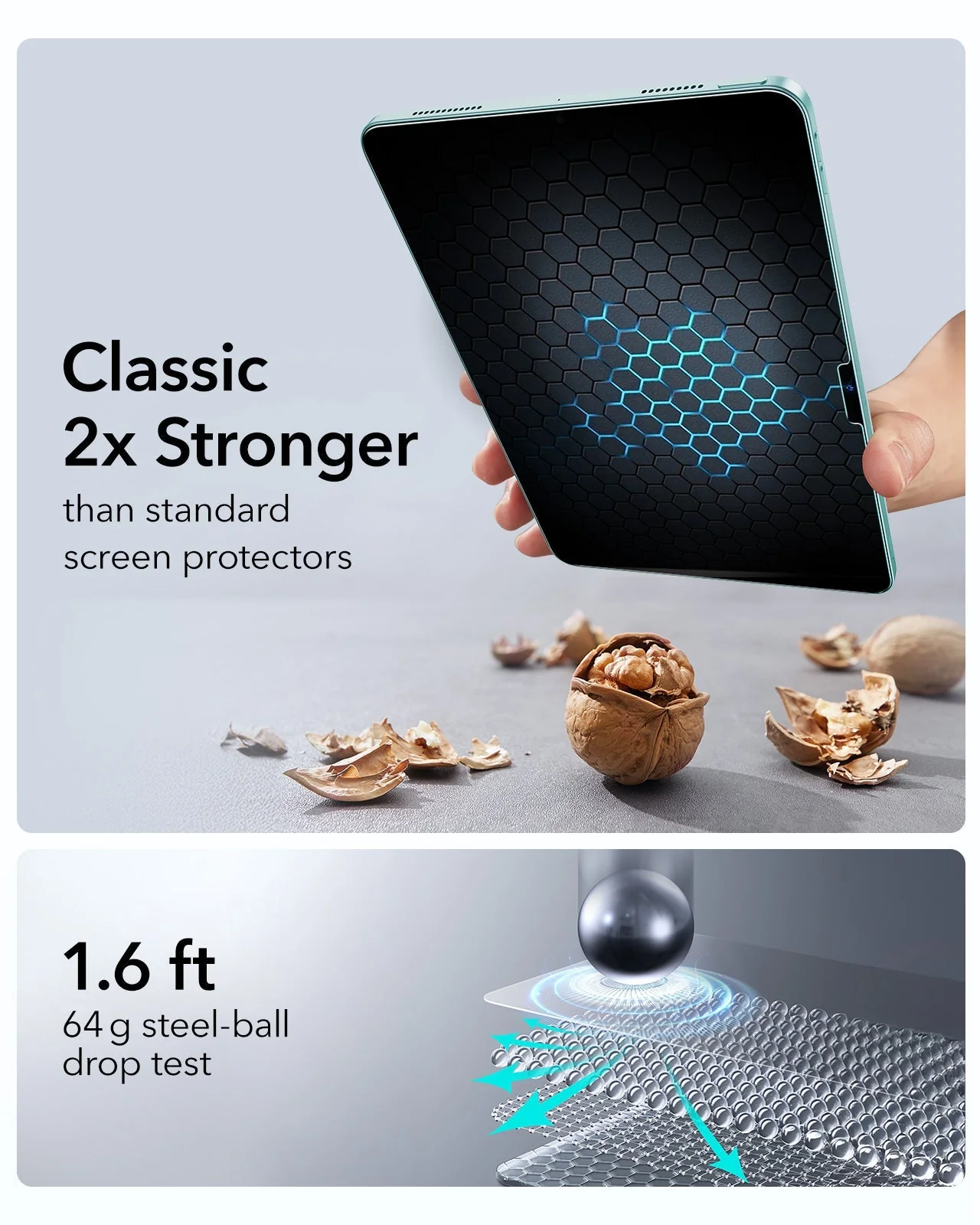 iPad Air 11" (2024) UltraFit Classic Screen Protector - 2 Pack - Image 6