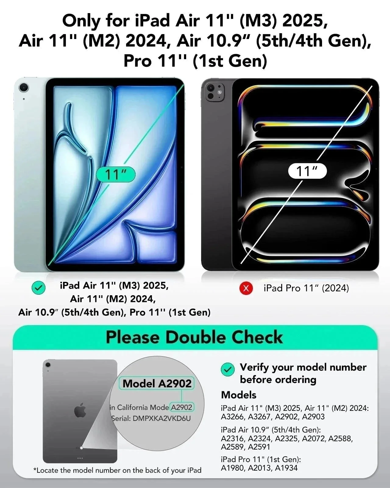 iPad Air 11″ (2025) Rebound Magnetic Case - Grey - Image 2
