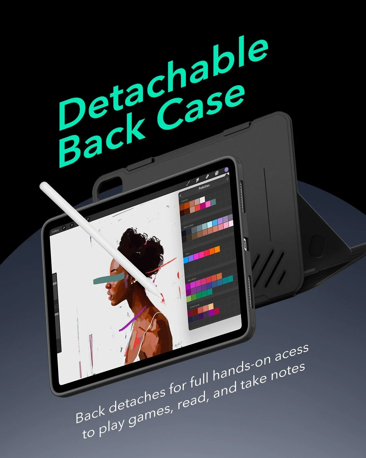 iPad Air 11" (2025) Shift Magnetic Case - Red - Image 7