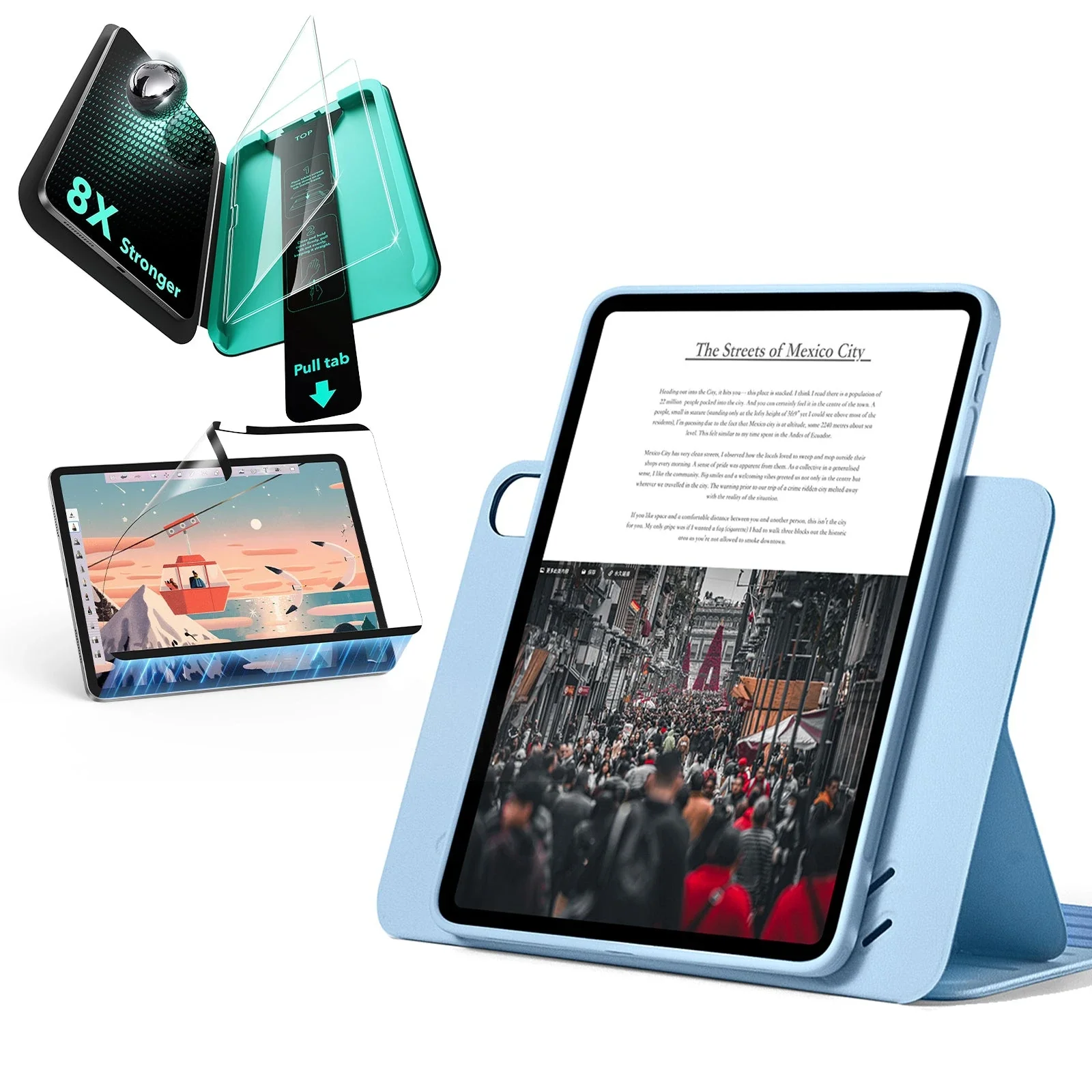 iPad Air 11″ (2025) Shift Transformation Bundle - Blue