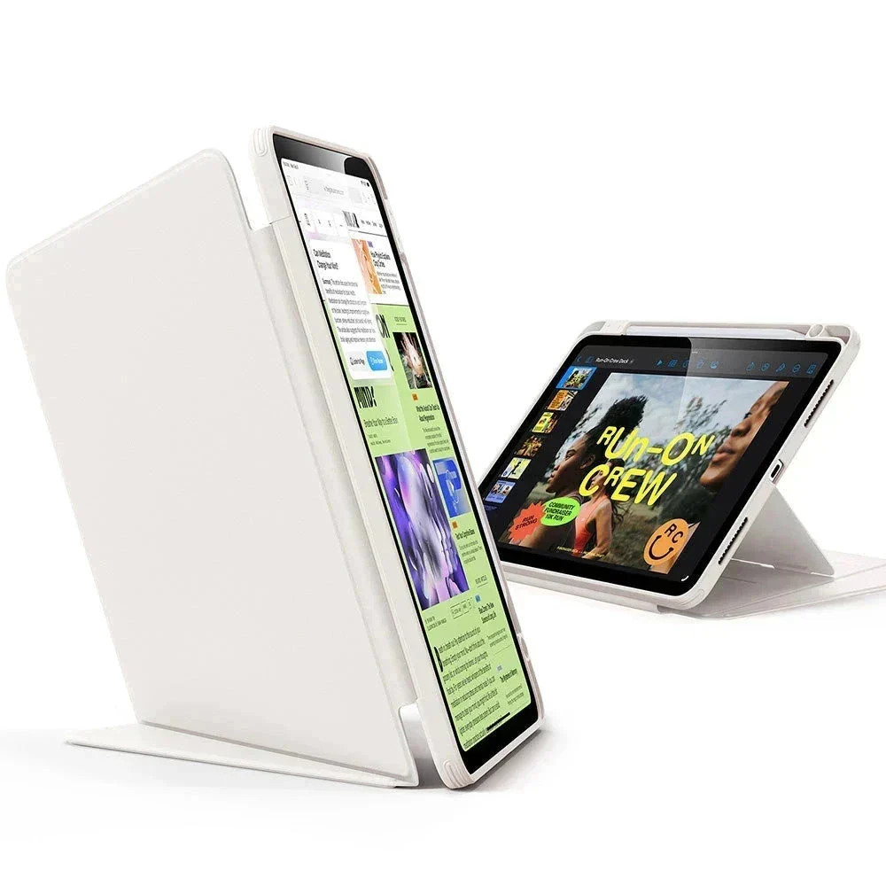 iPad Air 11" (M3) 2025 Bundle Flip Magnetic Case with Geo Digital Pencil - Starlight - Image 3