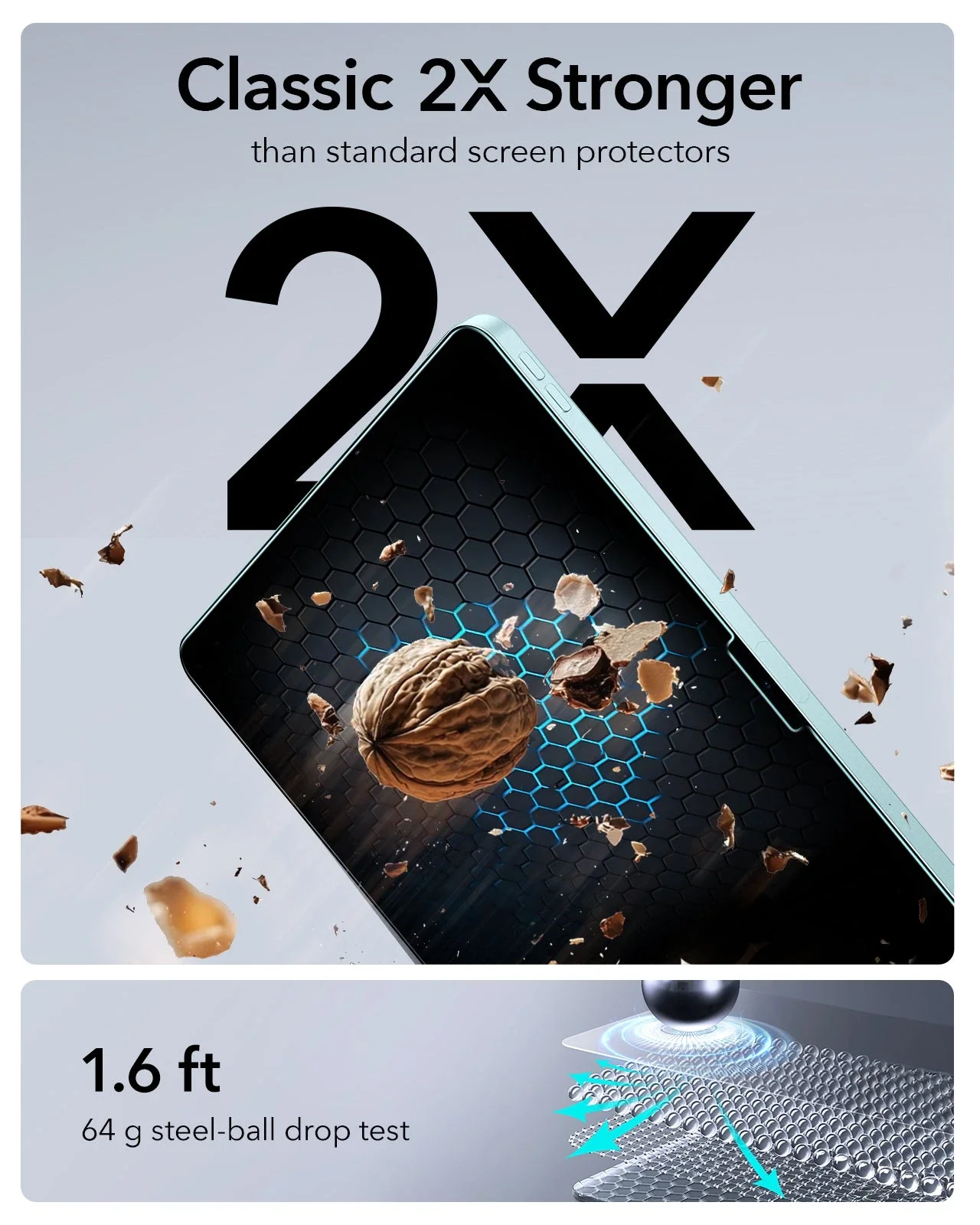 iPad Air 11" (M4) 2026 UltraFit Classic Screen Protector - 2 Pack - Image 5