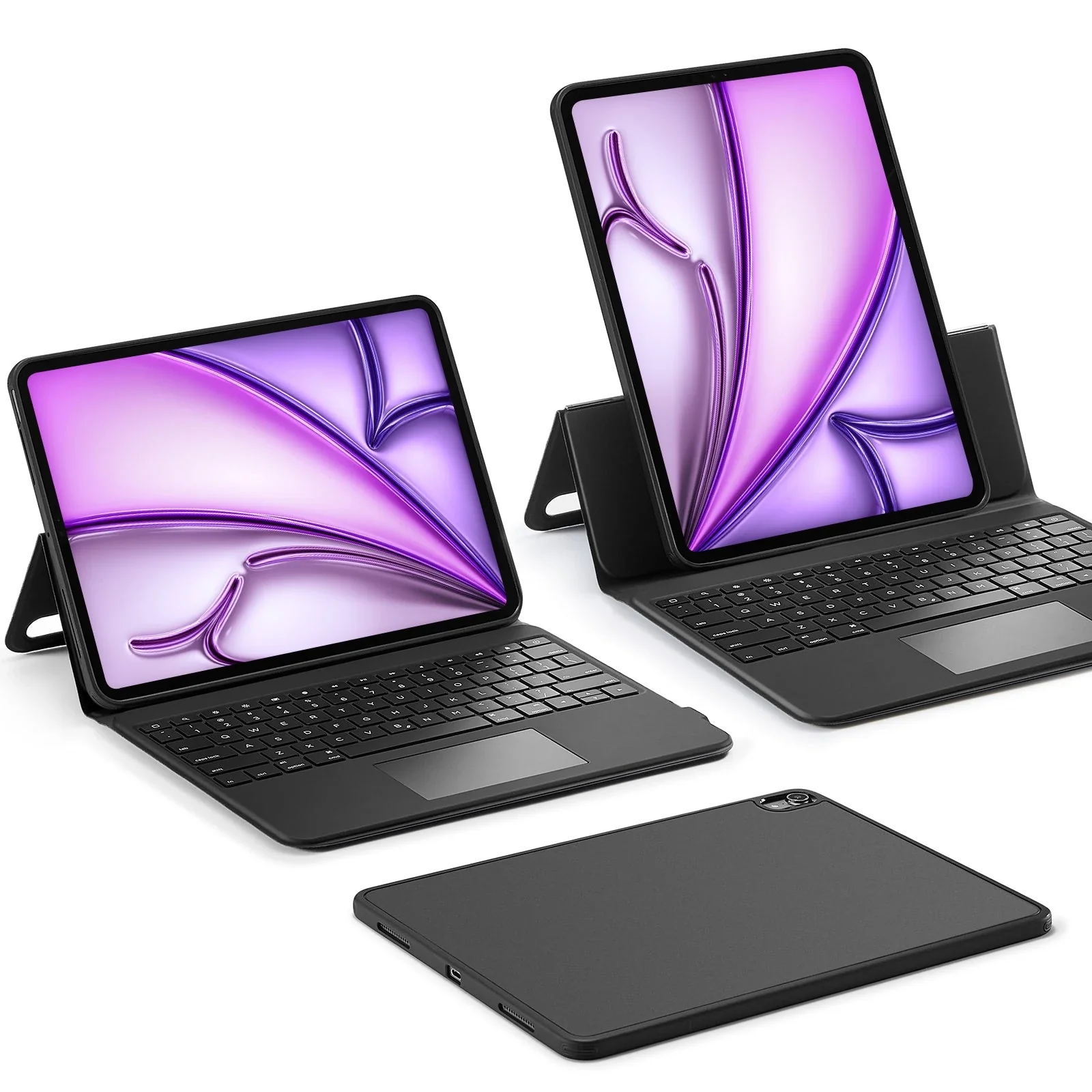 iPad Air 13” (2024) Ascend Keyboard Case - UK Layout - Black - Image 3