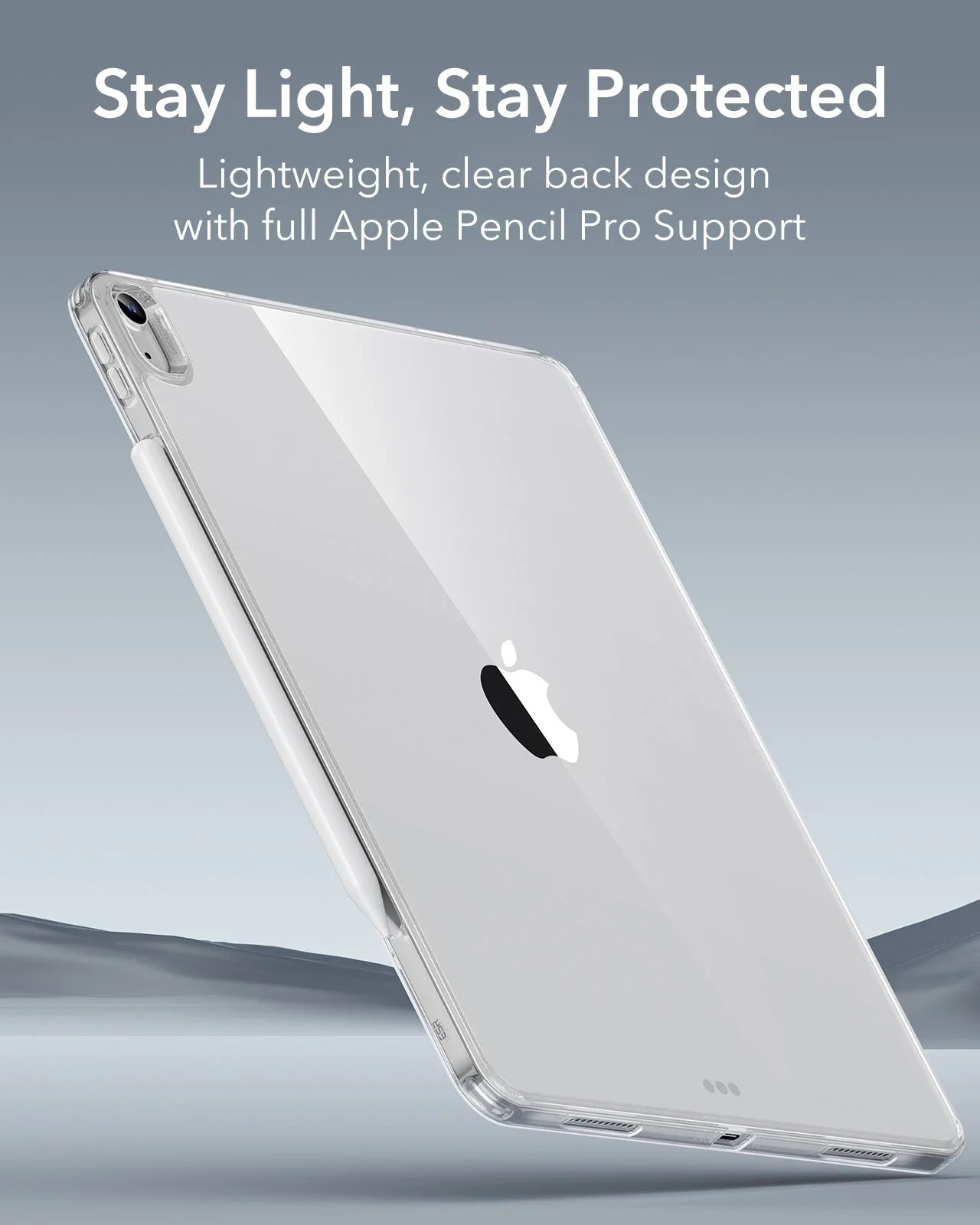 iPad Air 13ʺ (2025/2024) Classic Hybrid Protection Bundle - Clear Black - Image 4