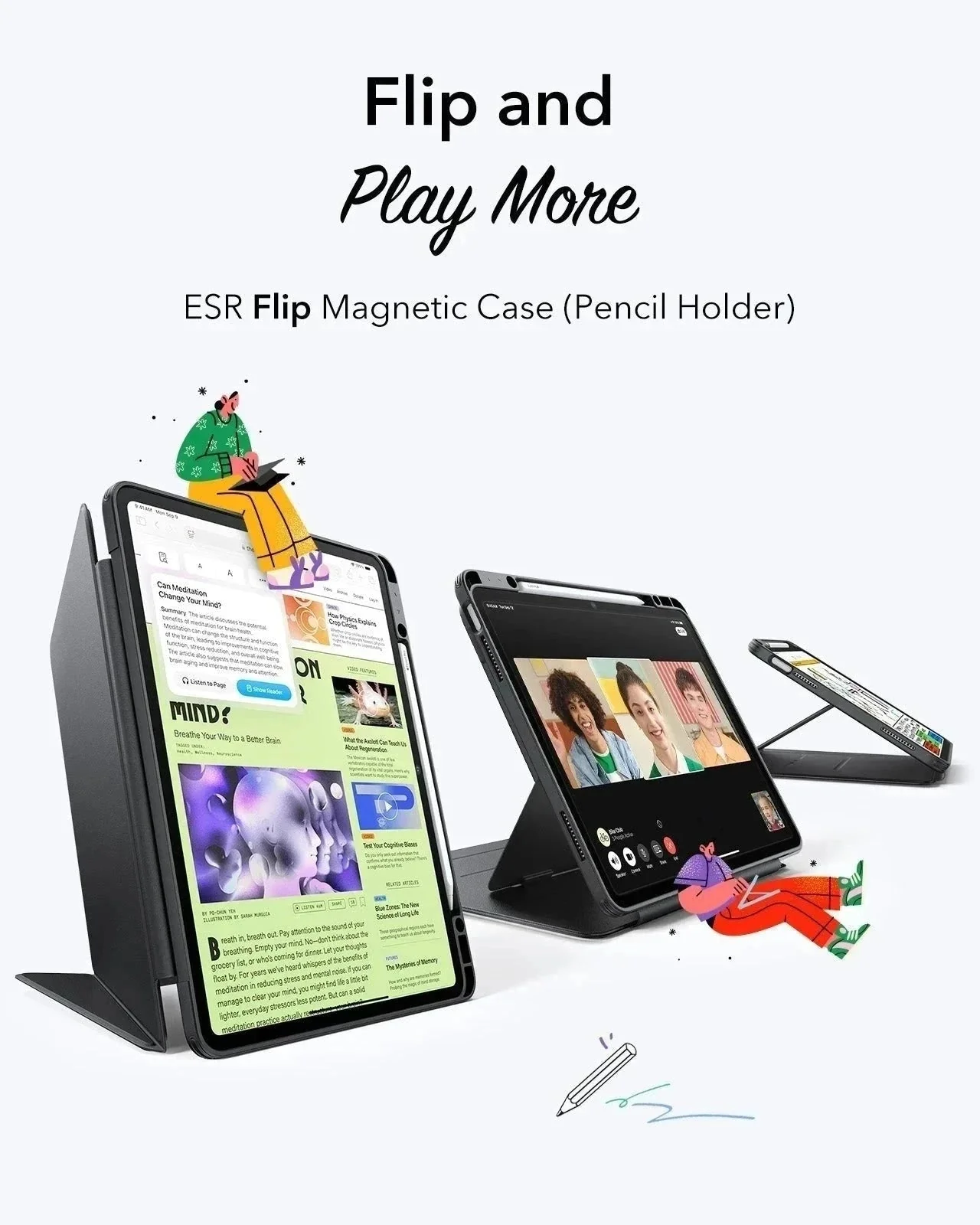 iPad Air 13" (2025) Flip Transformation Bundle - Starlight - Image 4