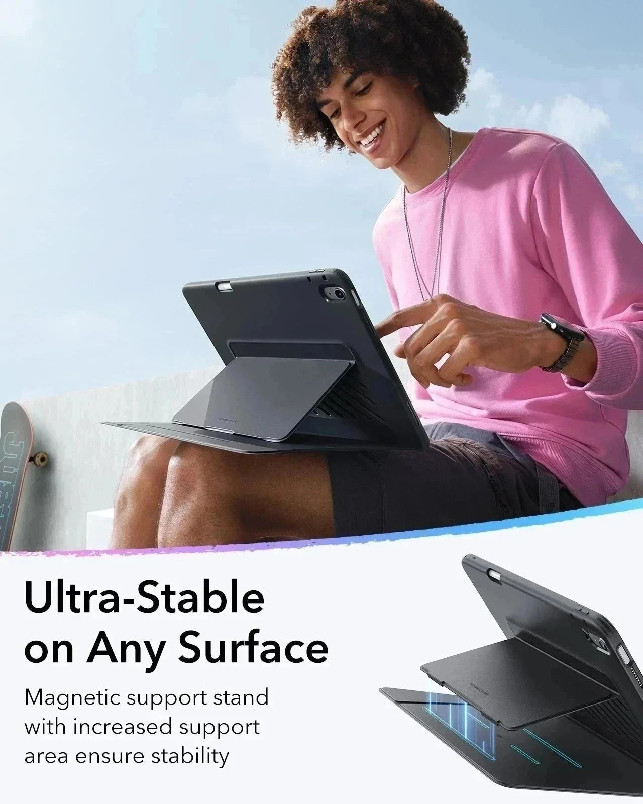 iPad Air 13" (2025) Flip Transformation Bundle - Starlight - Image 6