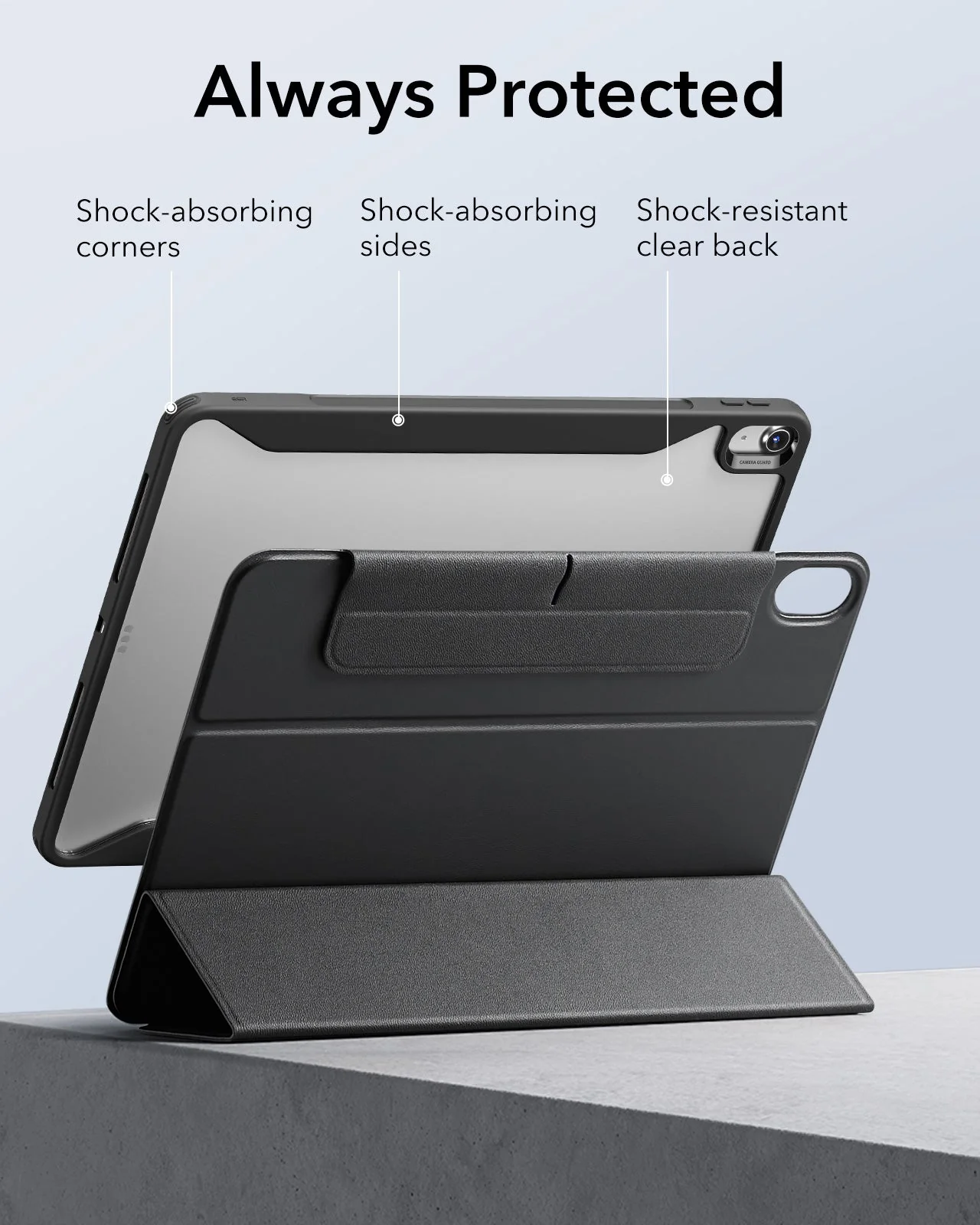 iPad Air 13ʺ (2024) Rebound Hybrid Case 360 - Brilliant White - Image 7